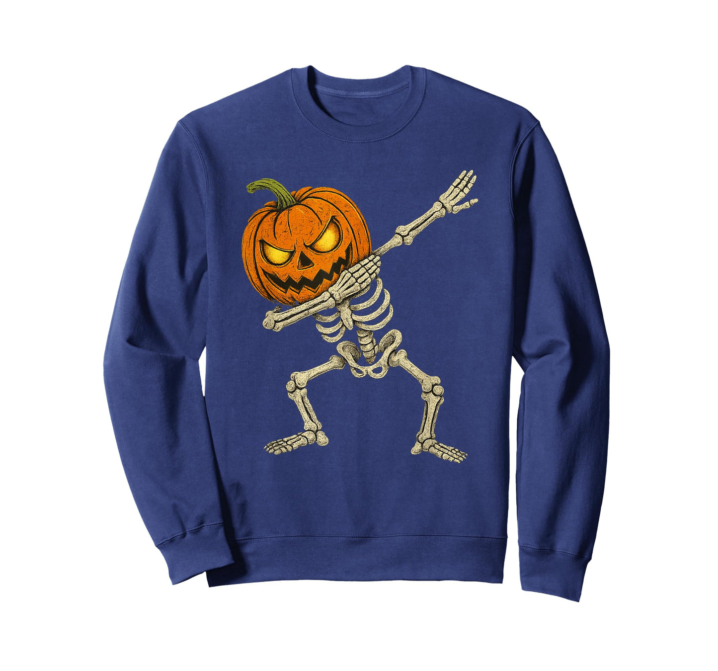 Halloween Boys Dabbing Skeleton Scary Pumpkin Jack O Lantern T-Shirt