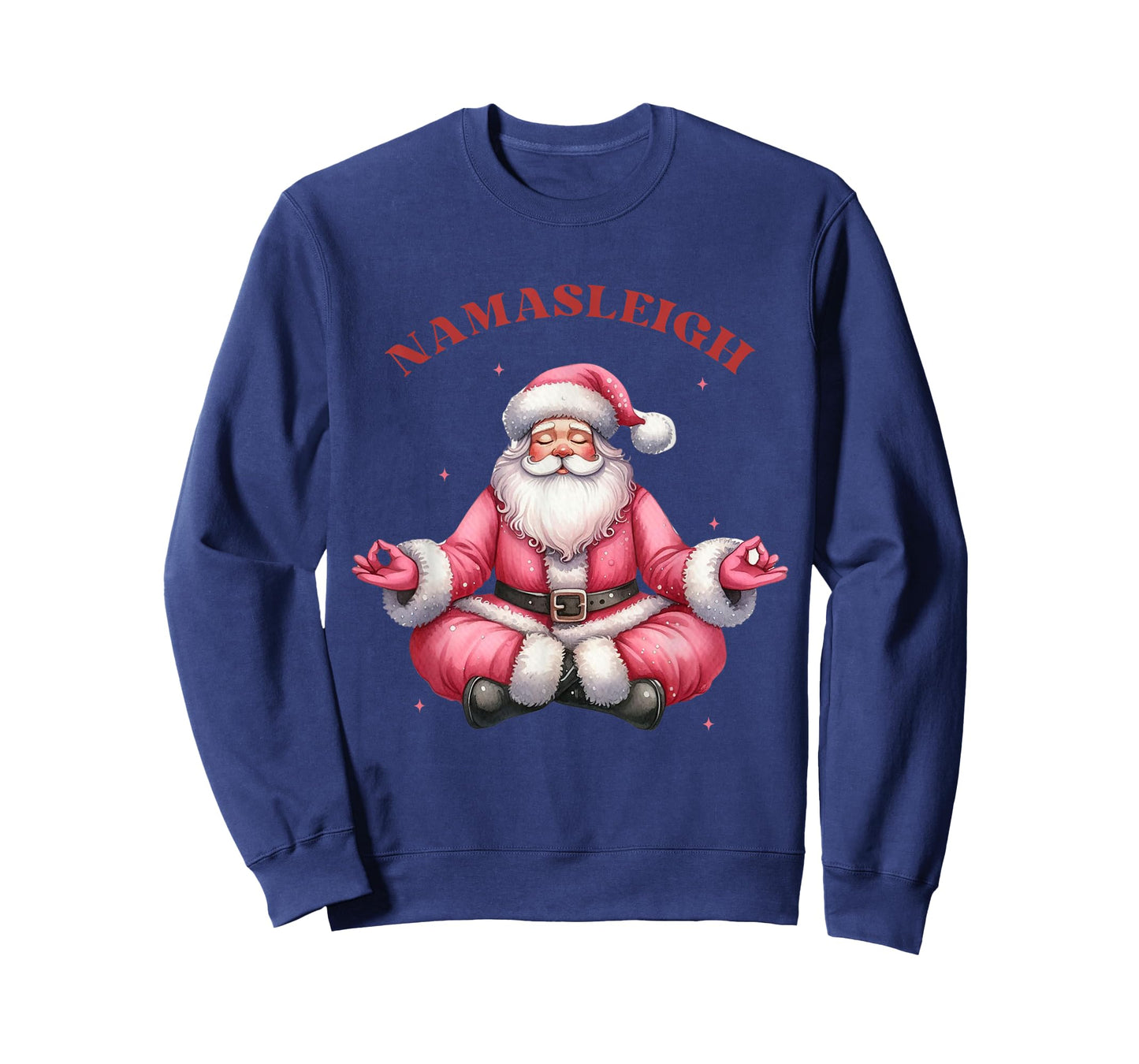 Funny Namasleigh Santa Christmas Yoga T-Shirt