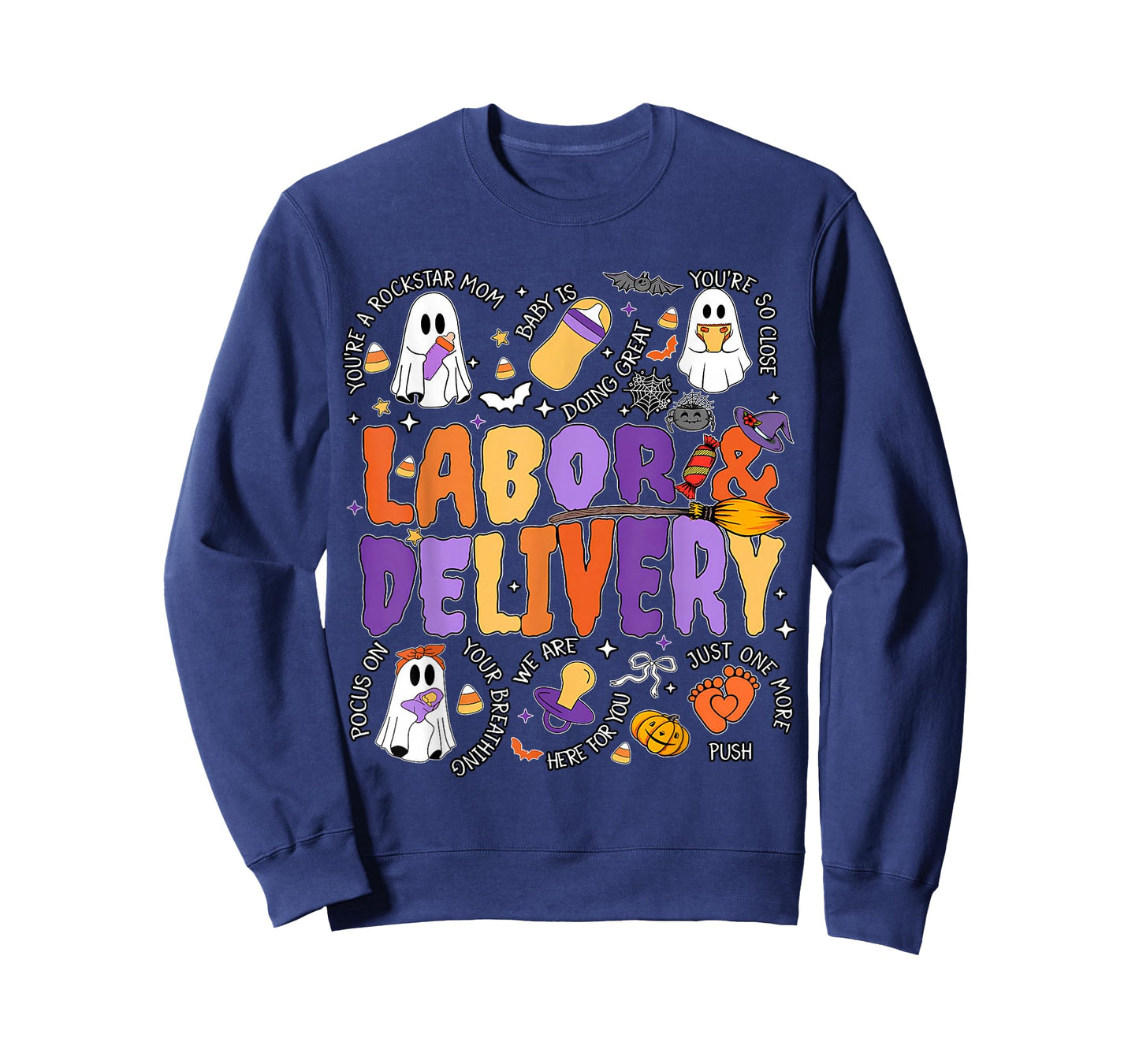 Cute Halloween Labor and Delivery Nurse, Halloween L&d Nurse T-Shirt