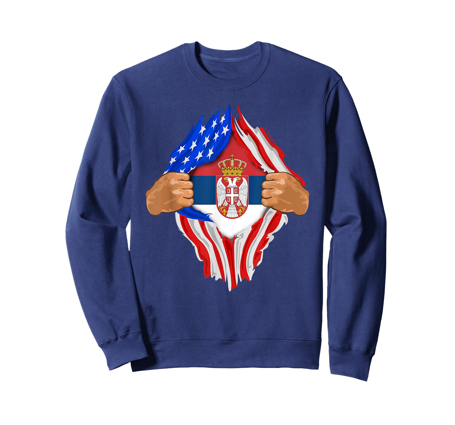 Serbian Blood Inside Me T-Shirt | Serbia Flag Gift T-Shirt