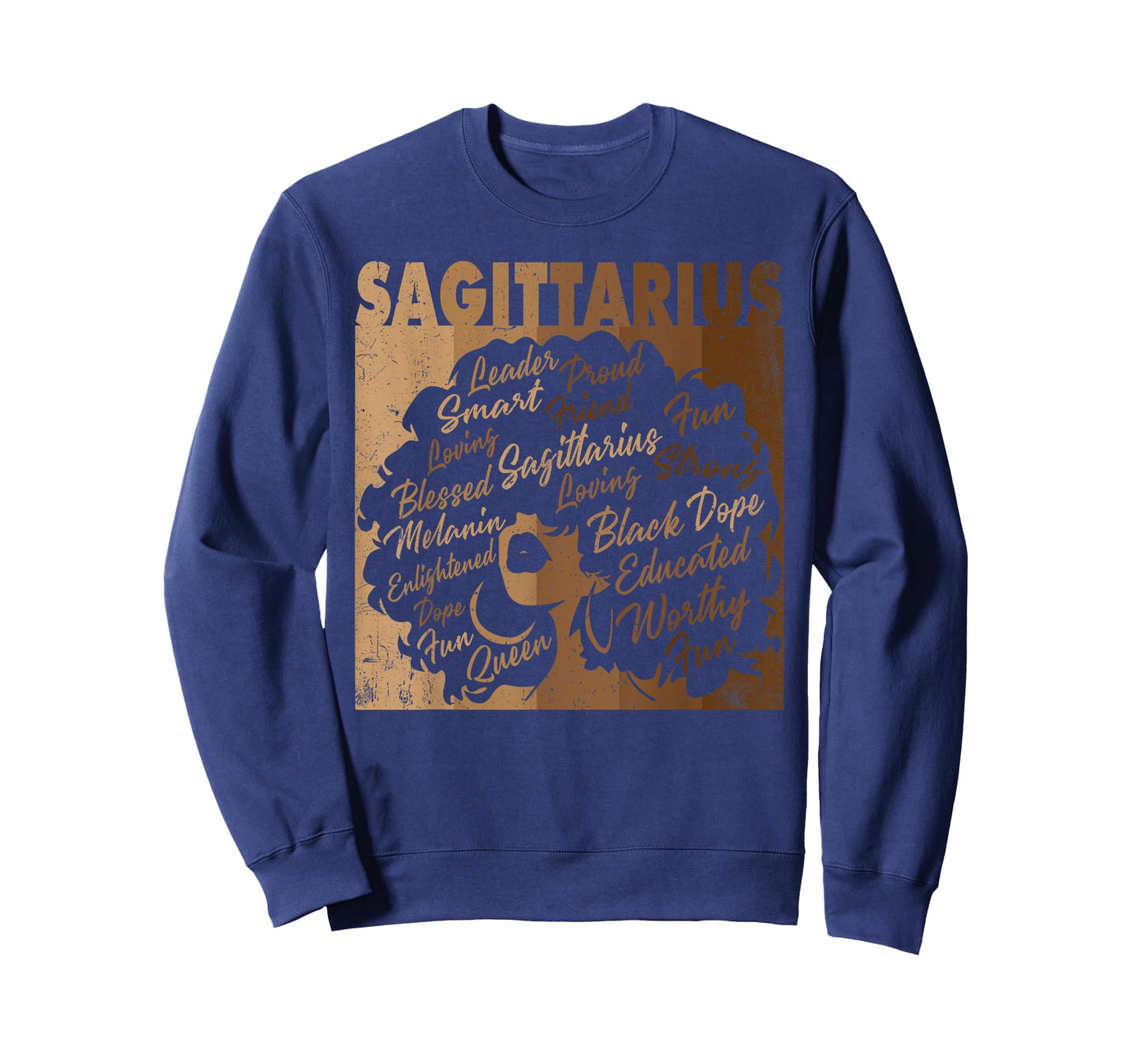 Sagittarius Girl African American Women Melanin Birthday T-Shirt