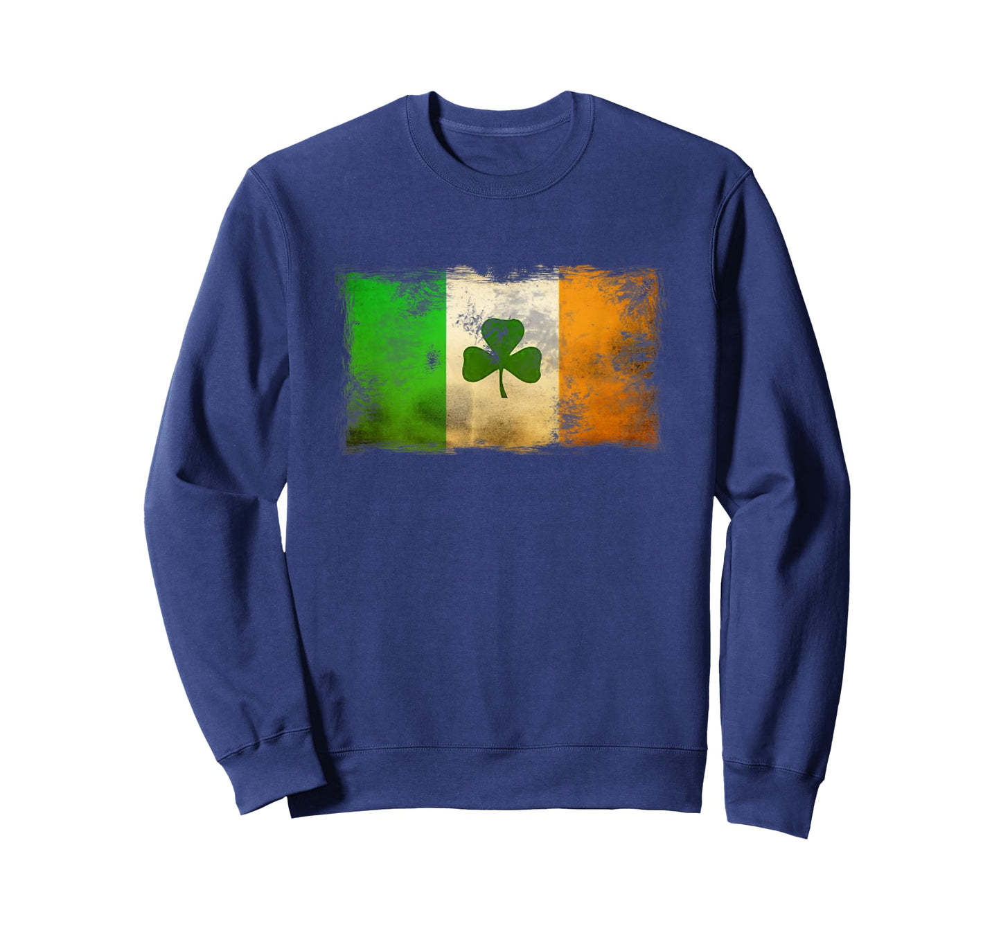 Distressed Ireland Flag Shamrock Vintage Irish Flags Gift T-Shirt