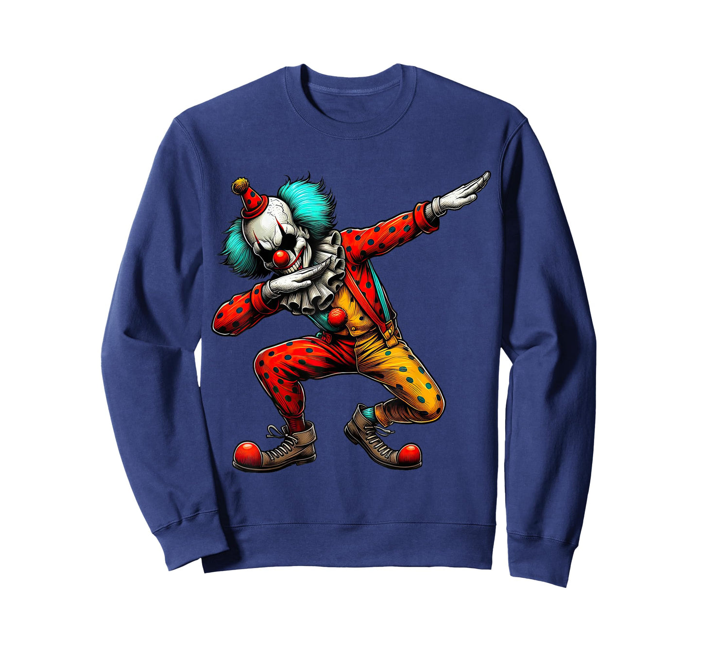 Dabbing Creepy Clown Scary Halloween Dab Dance T-Shirt