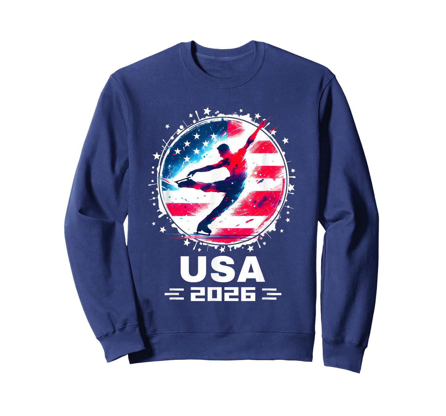 USA Team 2026 Figure Skating Shirt for Men Men Kids 2026 T-Shirt