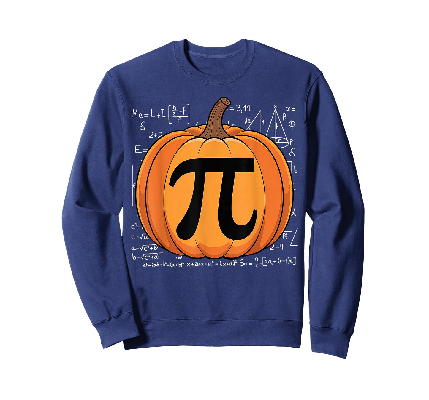 Pumpkin Pie Math Halloween Thanksgiving Pi Day T-Shirt
