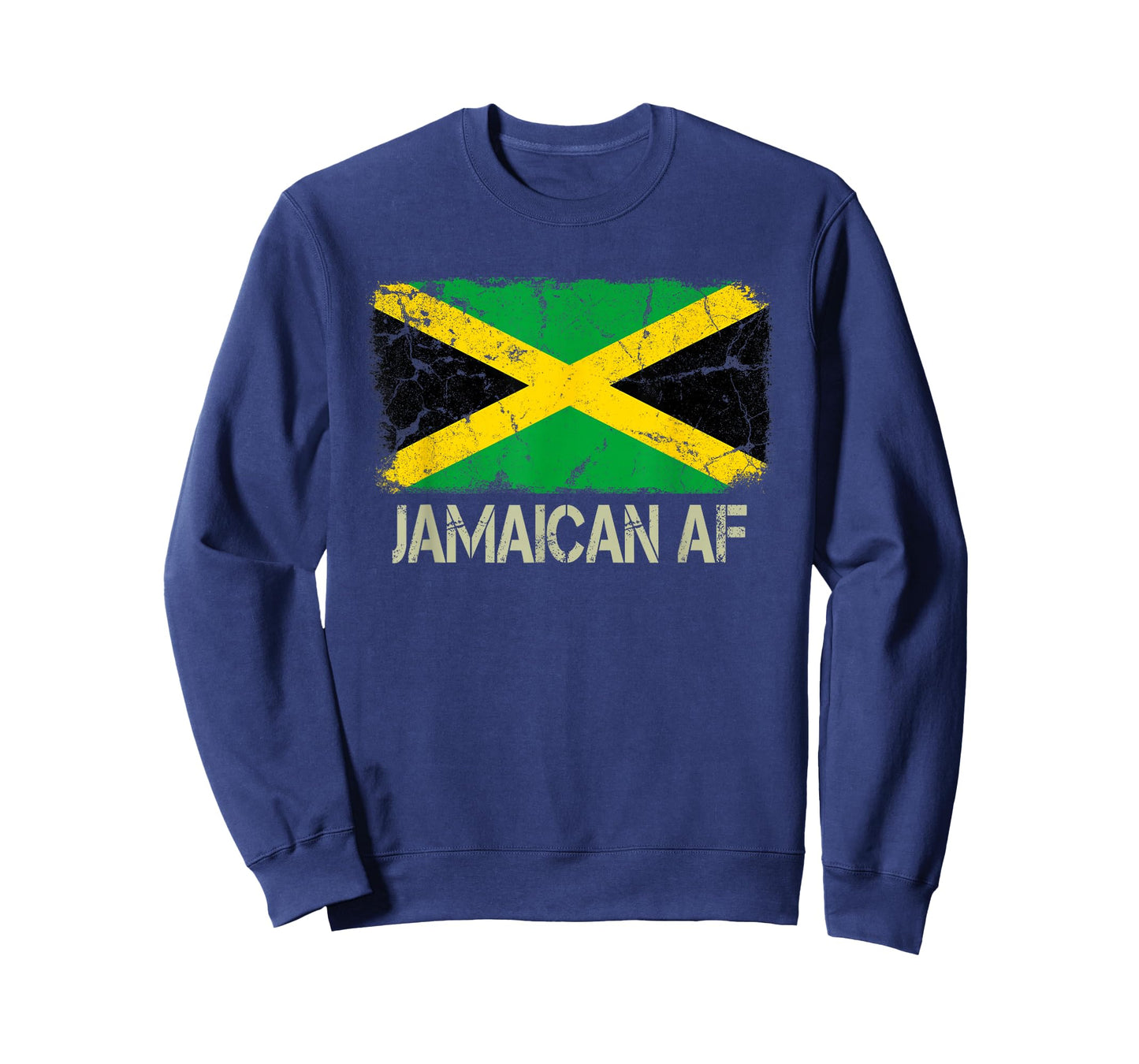 Jamaican AF Flag Funny Jamaican American Family Heritage T-Shirt
