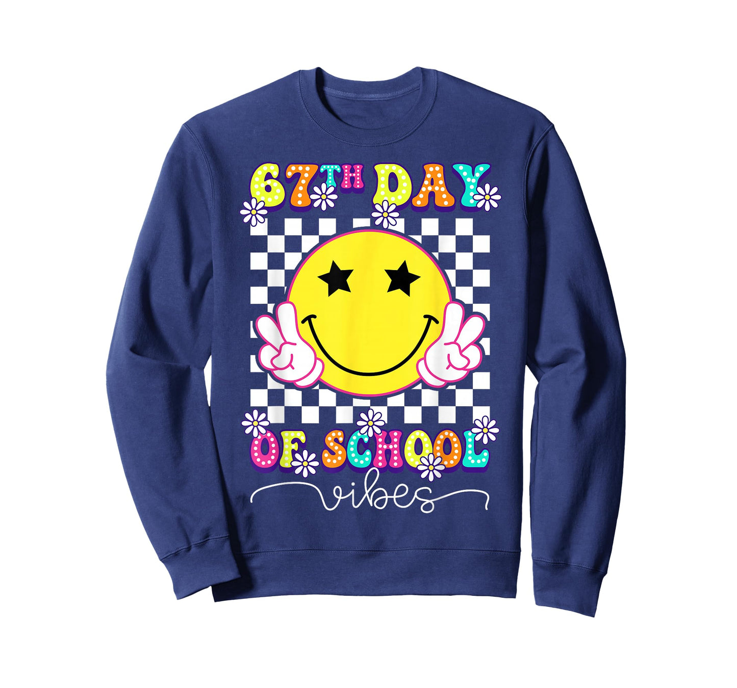 67th Day of School Vibes Funny Six Seven 67 Meme Slang T-Shirt