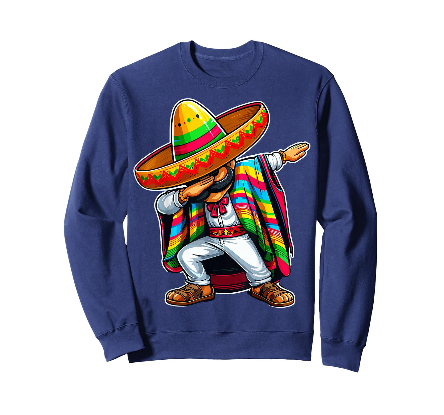Mexican Dabbing Poncho Cinco De Mayo T-Shirt