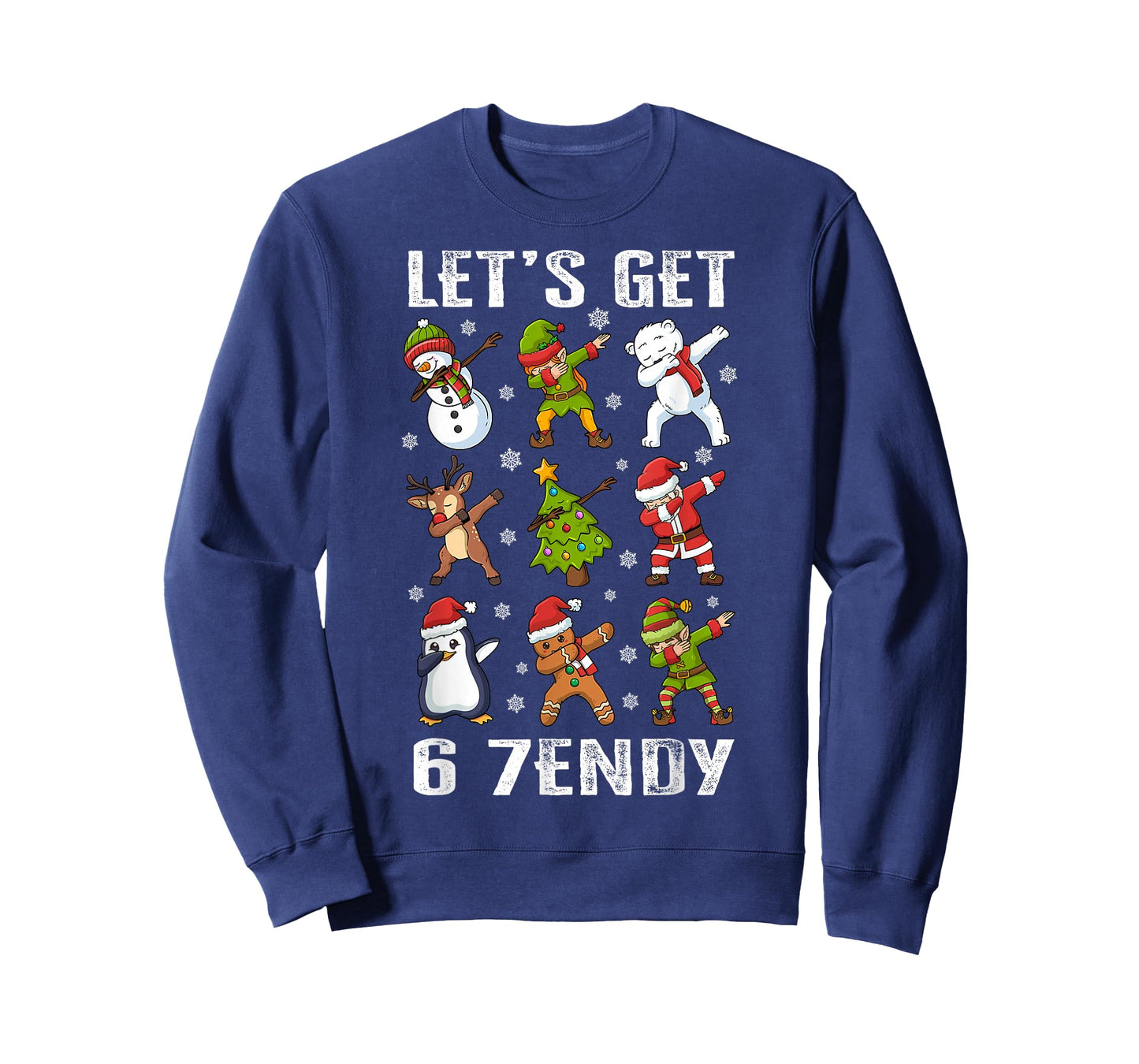 Let's Get 6 7endy Six Seven 67 Christmas Dabbing Santa Dab T-Shirt
