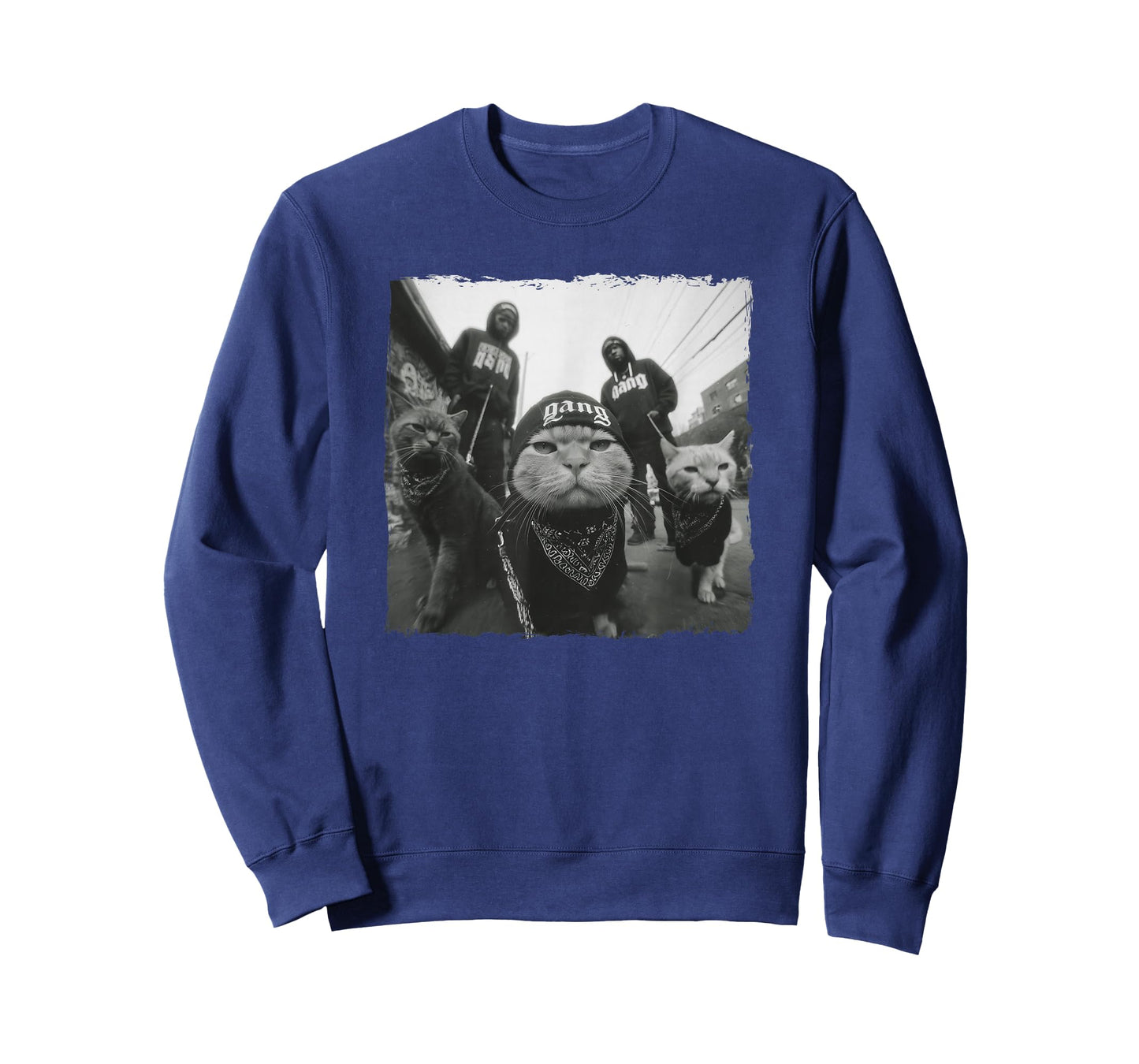 Gangster Cats Streetwear Cool cat Motif Funny T-Shirt
