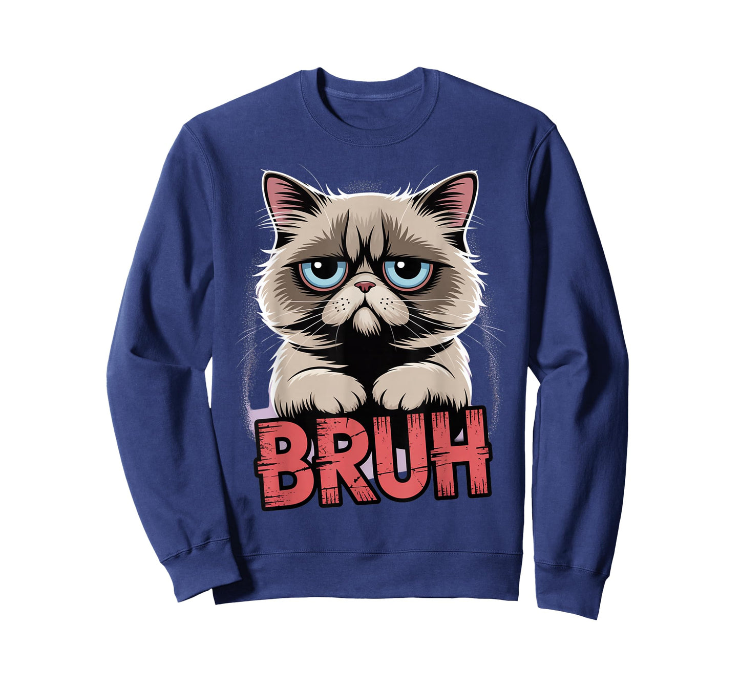 Funny Cat Bruh For Teens Boys Girls Men Women Meme Graphic T-Shirt