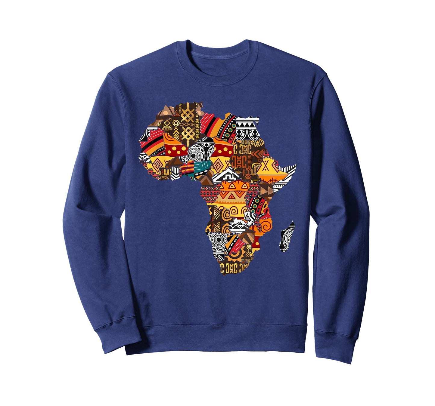 African Native Pride Funny Africa Map Heritage Pattern Gift T-Shirt Small