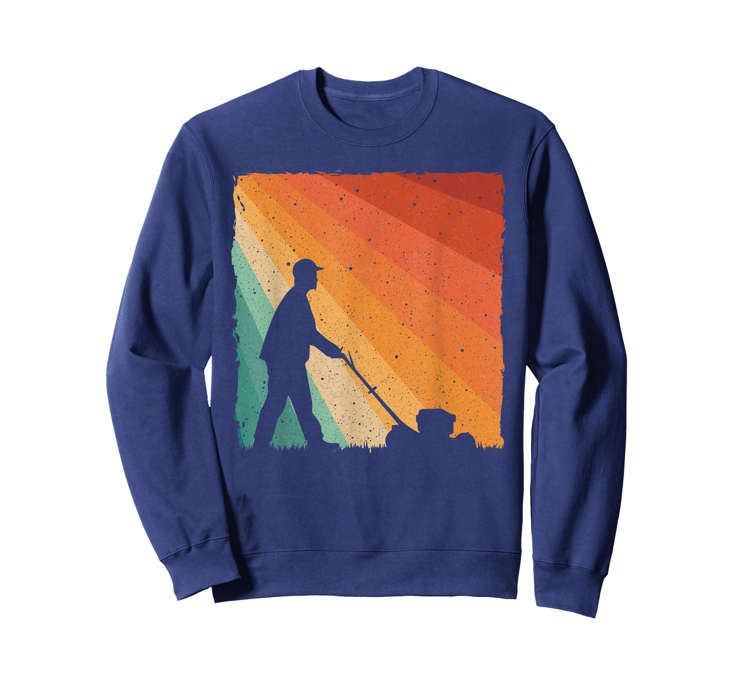 Cool Vintage Landscaper Art For Men Dad Lawn Mower Lawn Care T-Shirt