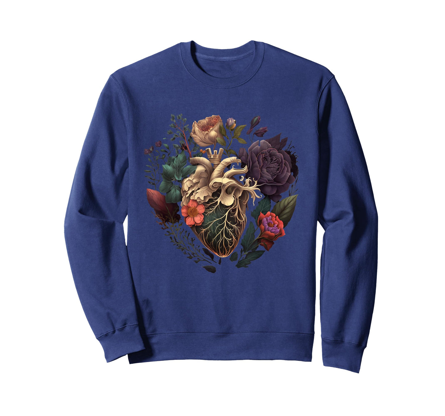 Anatomical Heart and Flowers for Your Love T-Shirt