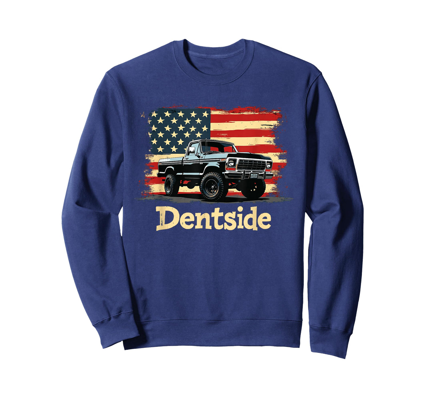 Dentside Classic Truck Dentside Lifted Highboy 4x4 Truck T-Shirt