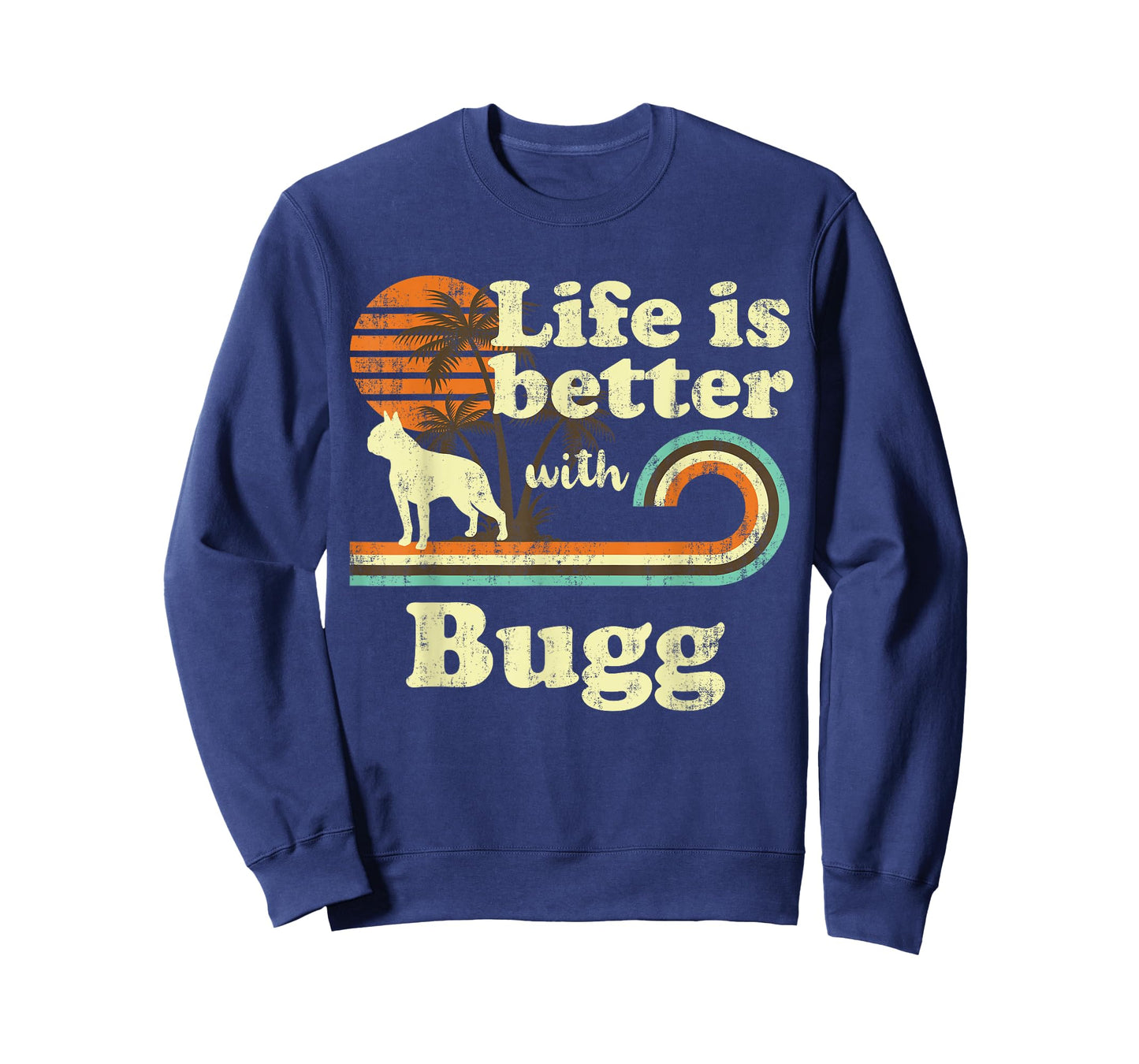 Life Better Bugg Vintage Dog Mom Dad T-Shirt