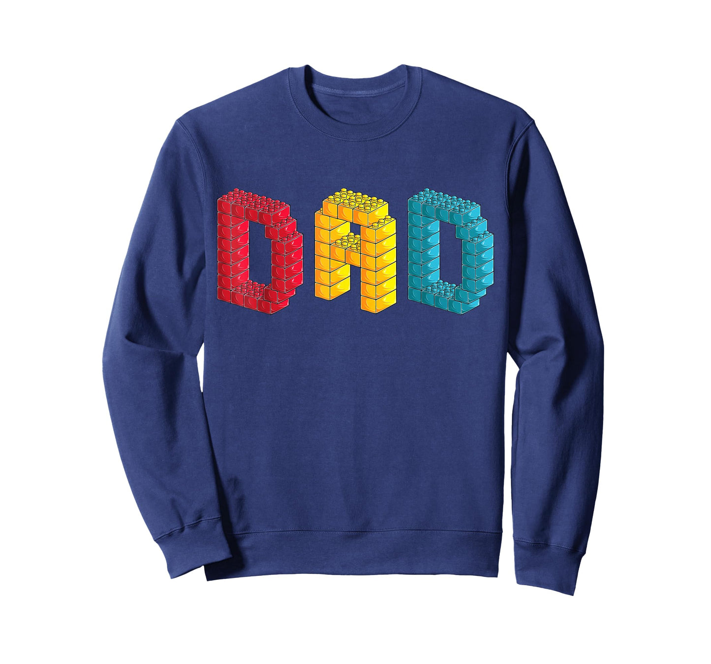 Dad Master Builder Building Bricks Blocks Family Set Parents T-Shirt