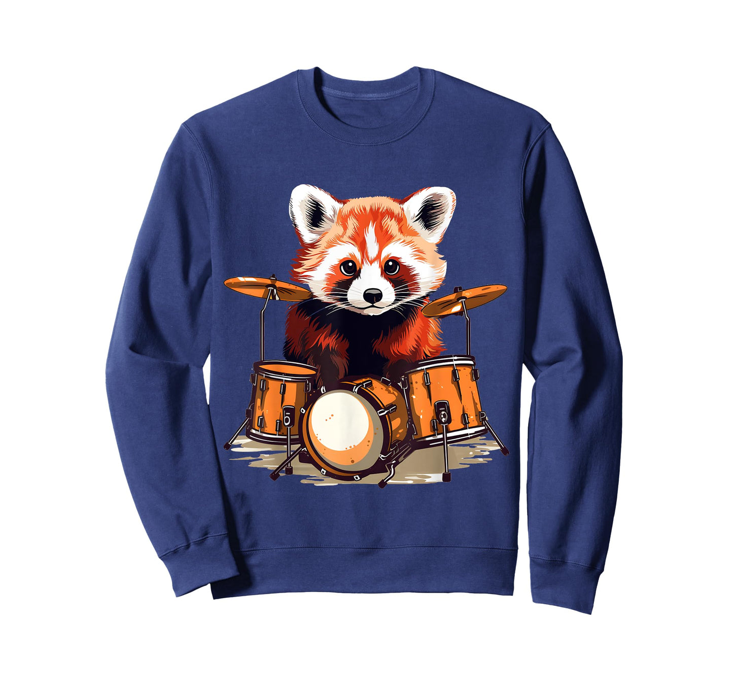 Drumming Red Panda Drum Player Drummer Percussion Drums T-Shirt