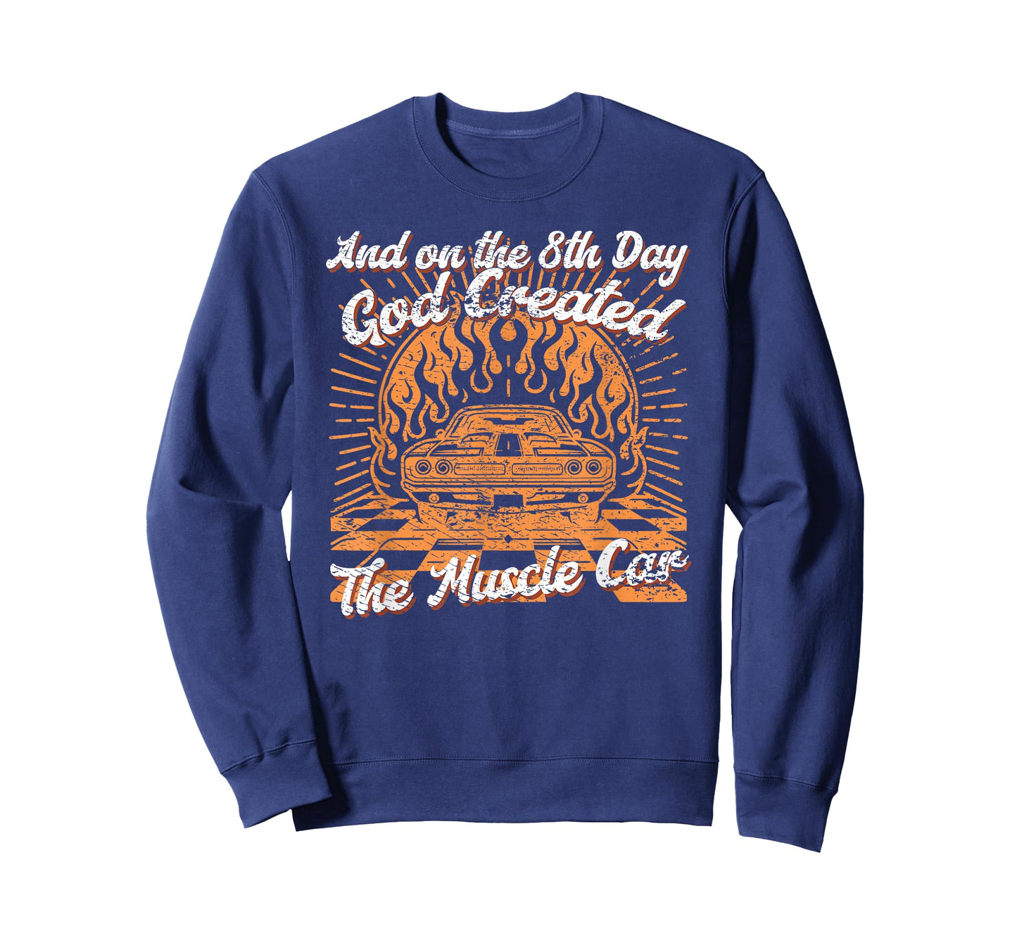 Vintage On The 8th Day God Created Muscle Cars T-Shirt