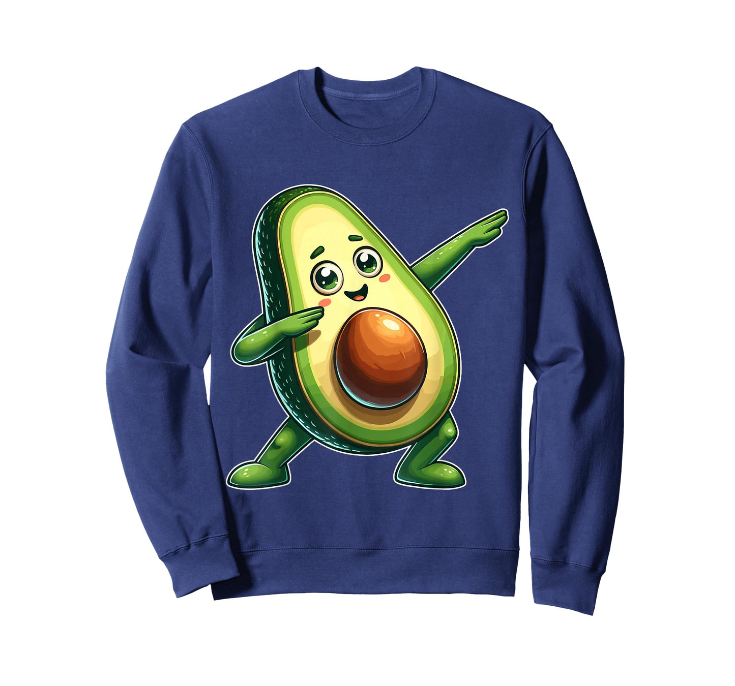 Funny Dabbing Avocado Vegan Food Lover Tee Kids Women T-Shirt