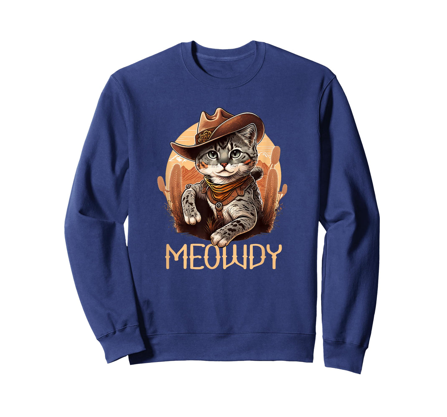 Meowdy Cat Funny Howdy Meme Western Cowboy Kitten T-Shirt