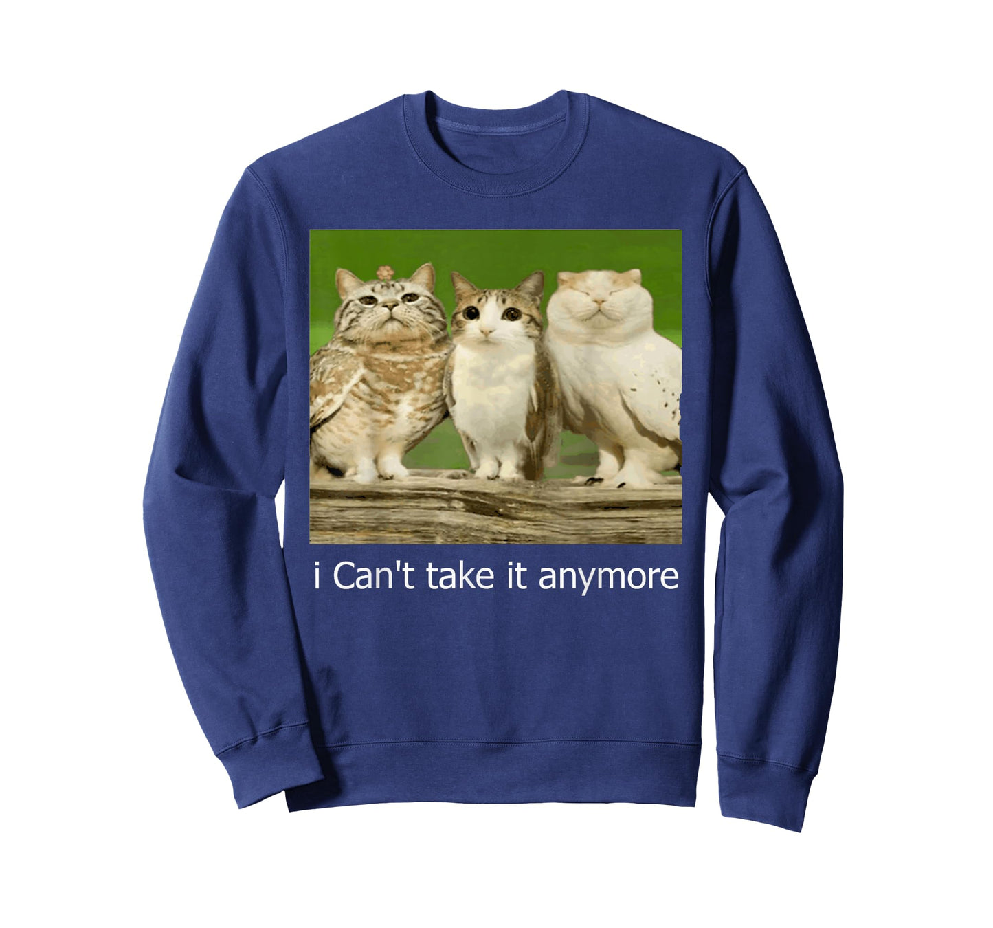Cat Owl Funny Meowl Cursed Internet Trendy T-Shirt