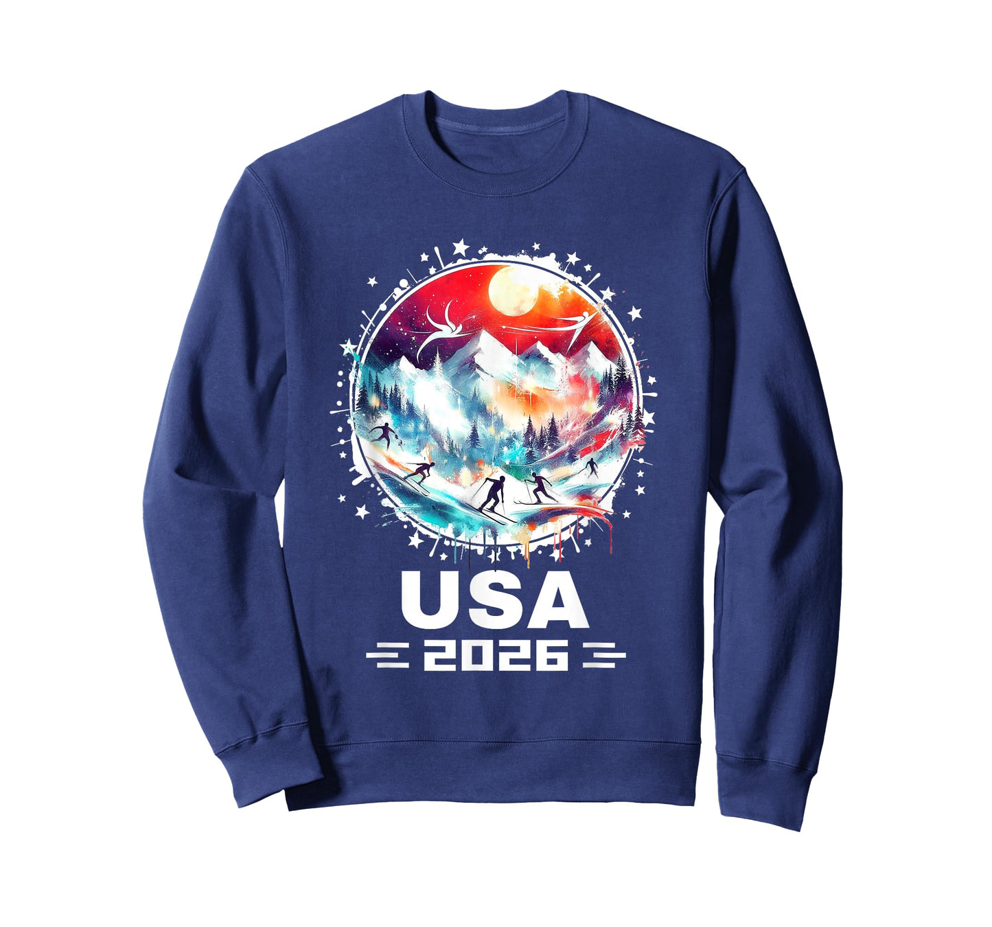 USA 2026 Go United States Winter Sports USA Team 2026 USA T-Shirt