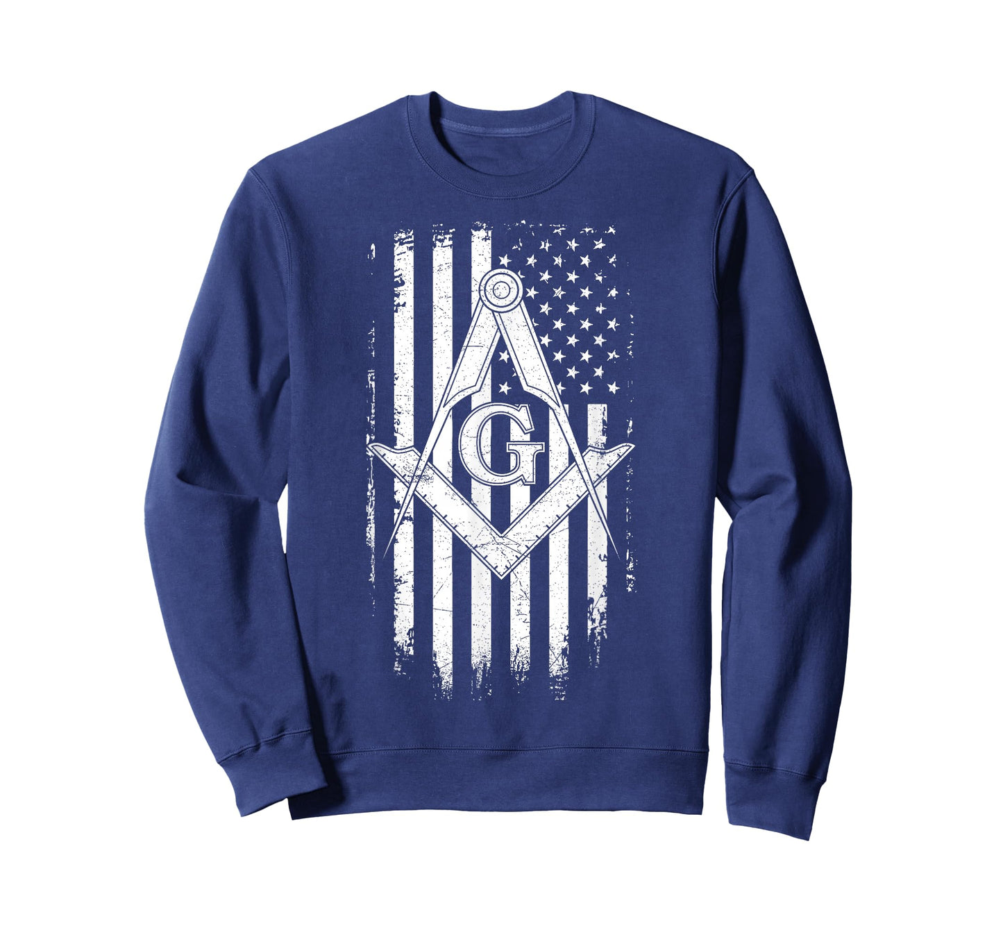Masonic American Flag Square and Compass - Freemason T-Shirt T-Shirt