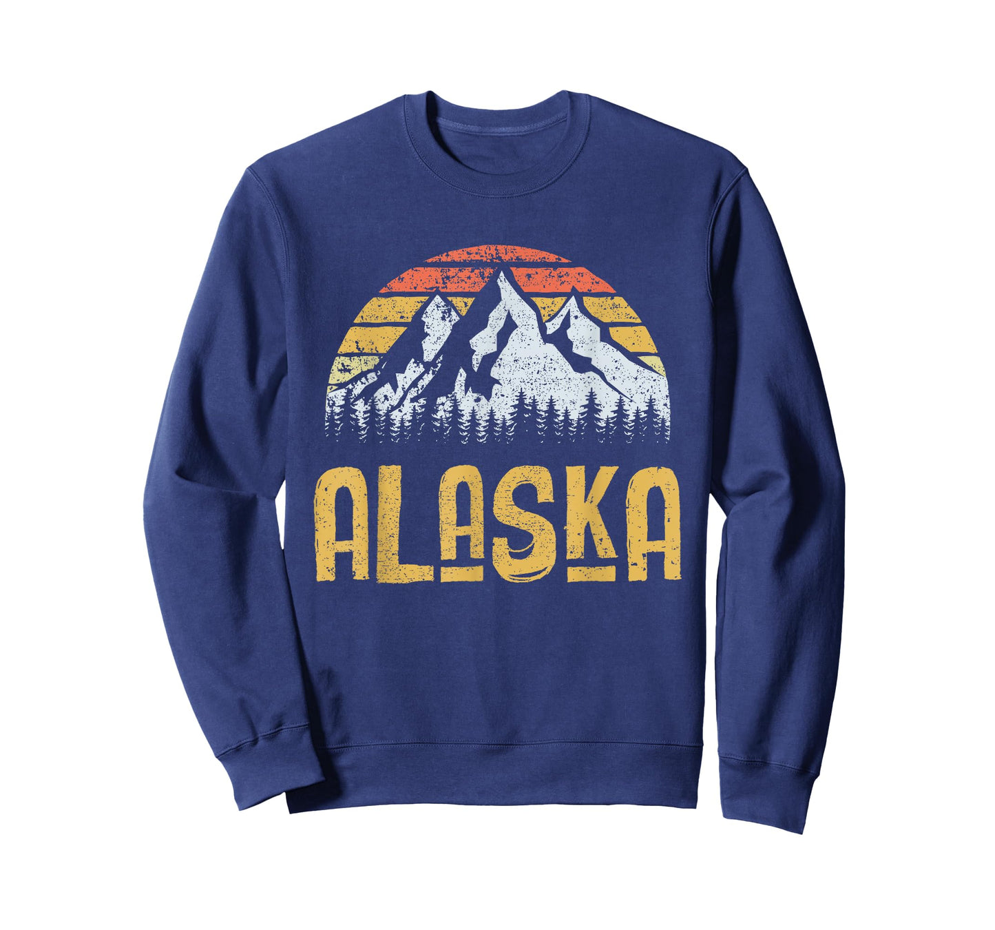 Vintage Retro Alaska U.S. Mountains Glacier T-Shirt T-Shirt