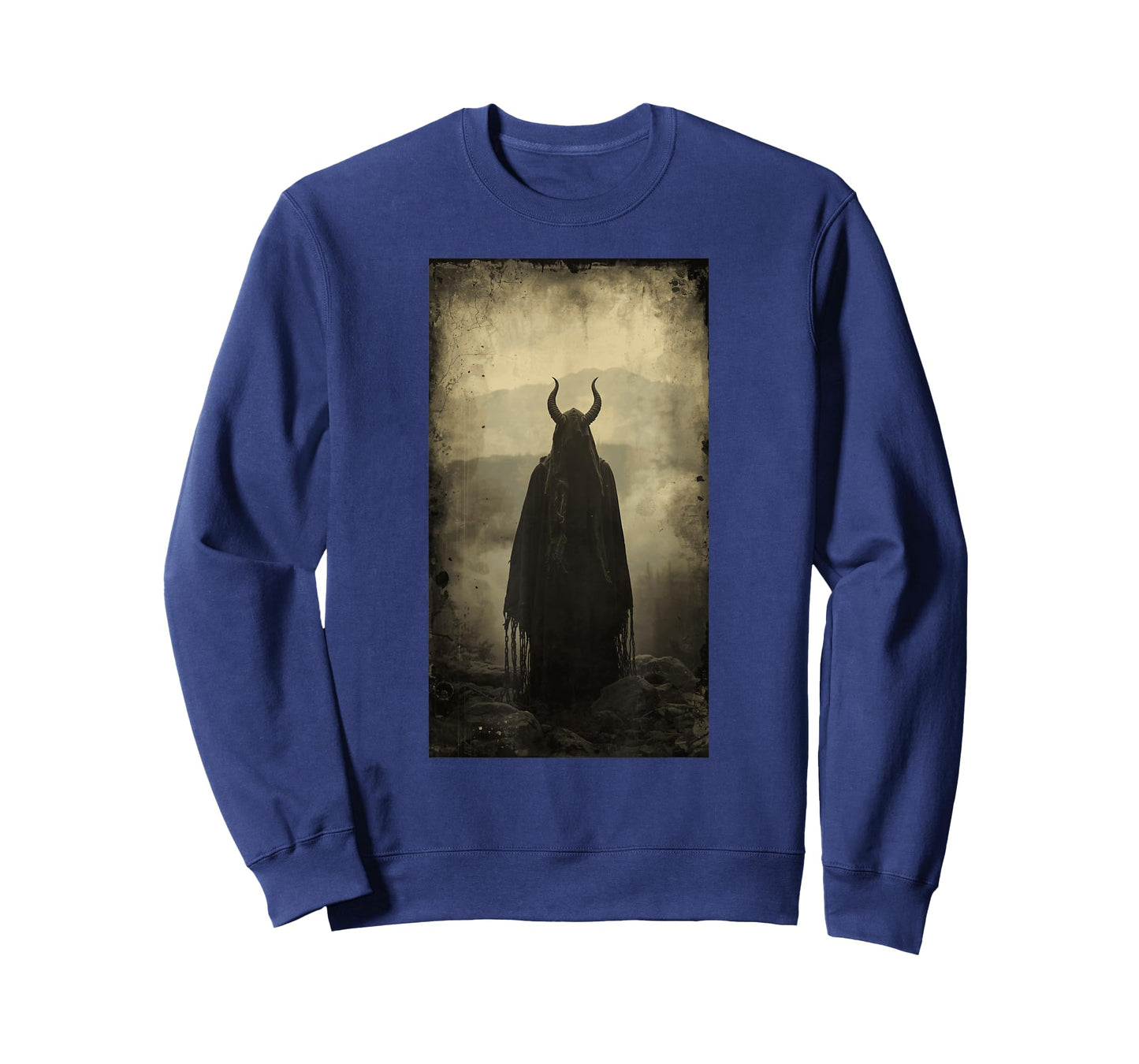 Vintage Gothic Cloaked Figure – Dark Horror Aesthetic Art T-Shirt
