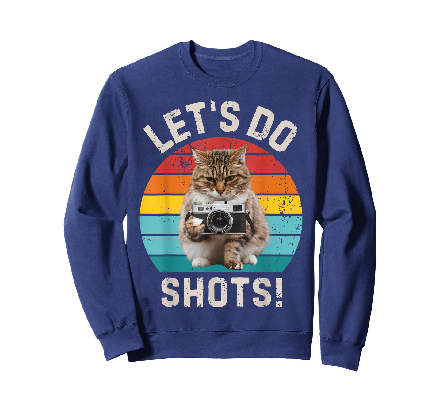 Funny Cat Camera Let's Do Shots Photography Photographer T-Shirt