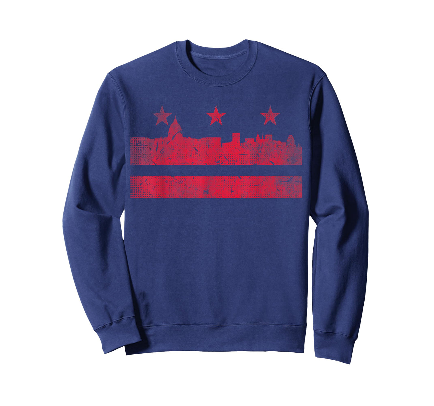 Washington DC City Skyline Vintage Silhouette USA Men Women T-Shirt