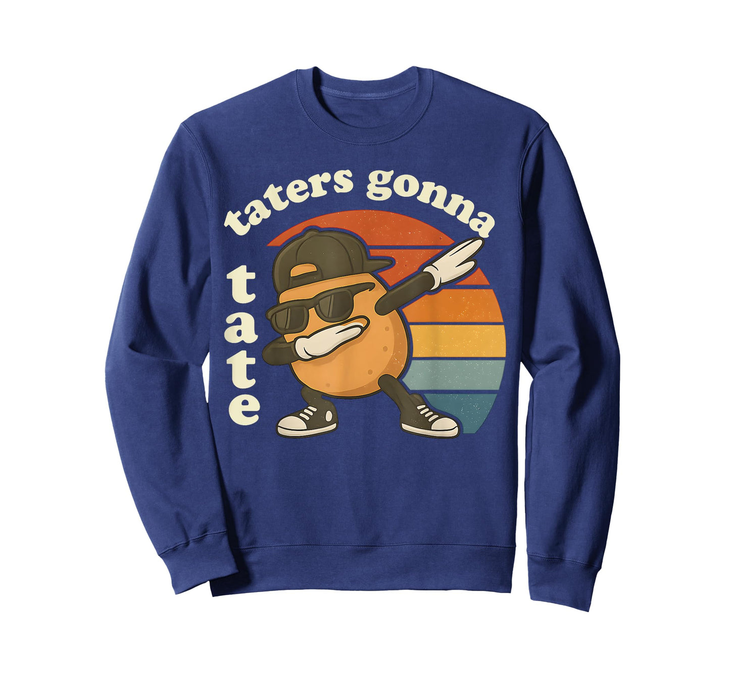 Funny Dabbing Potato Boys Kids Retro Vintage Food Meme Teen T-Shirt