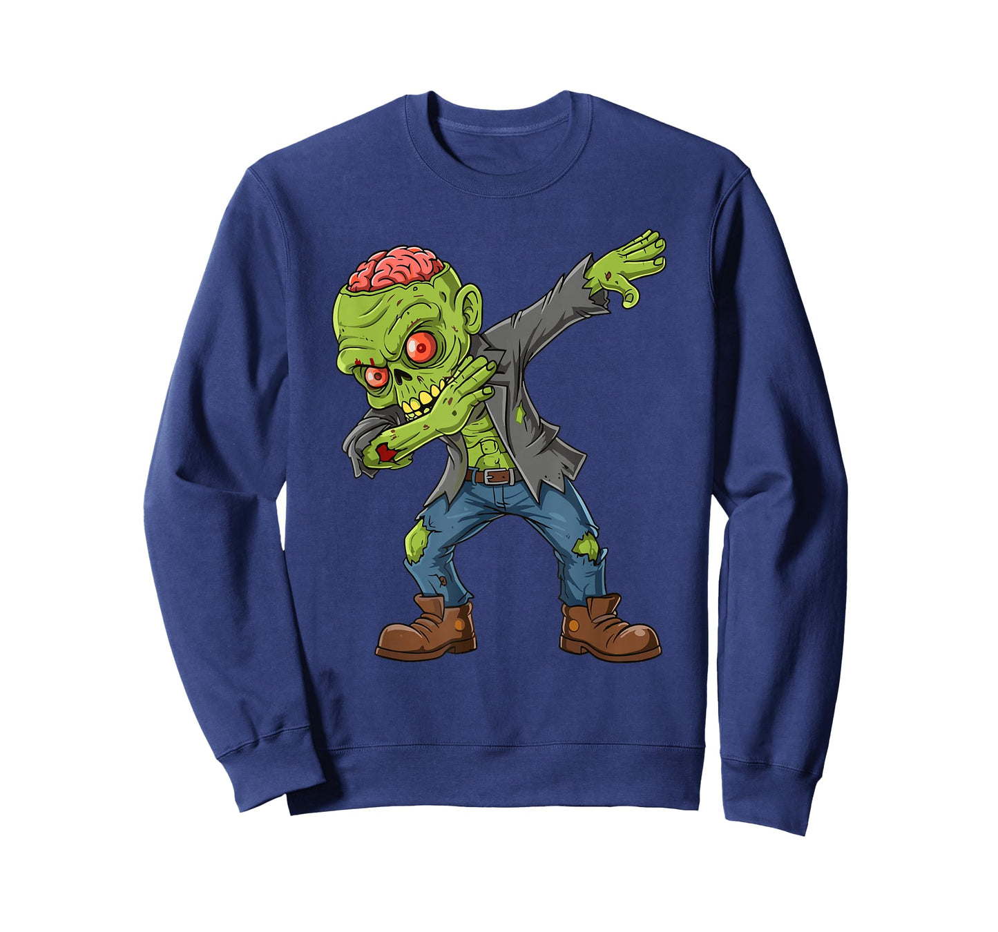Dabbing Spooky Zombie Kids Boys Men Costume Halloween T-Shirt