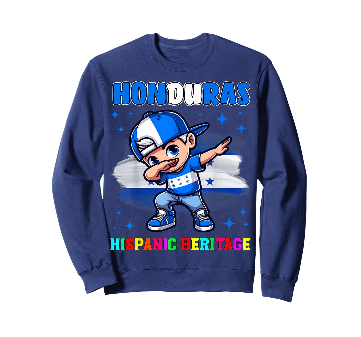 Honduras Dabbing Kid Hispanic Heritage Celebration for Kids T-Shirt