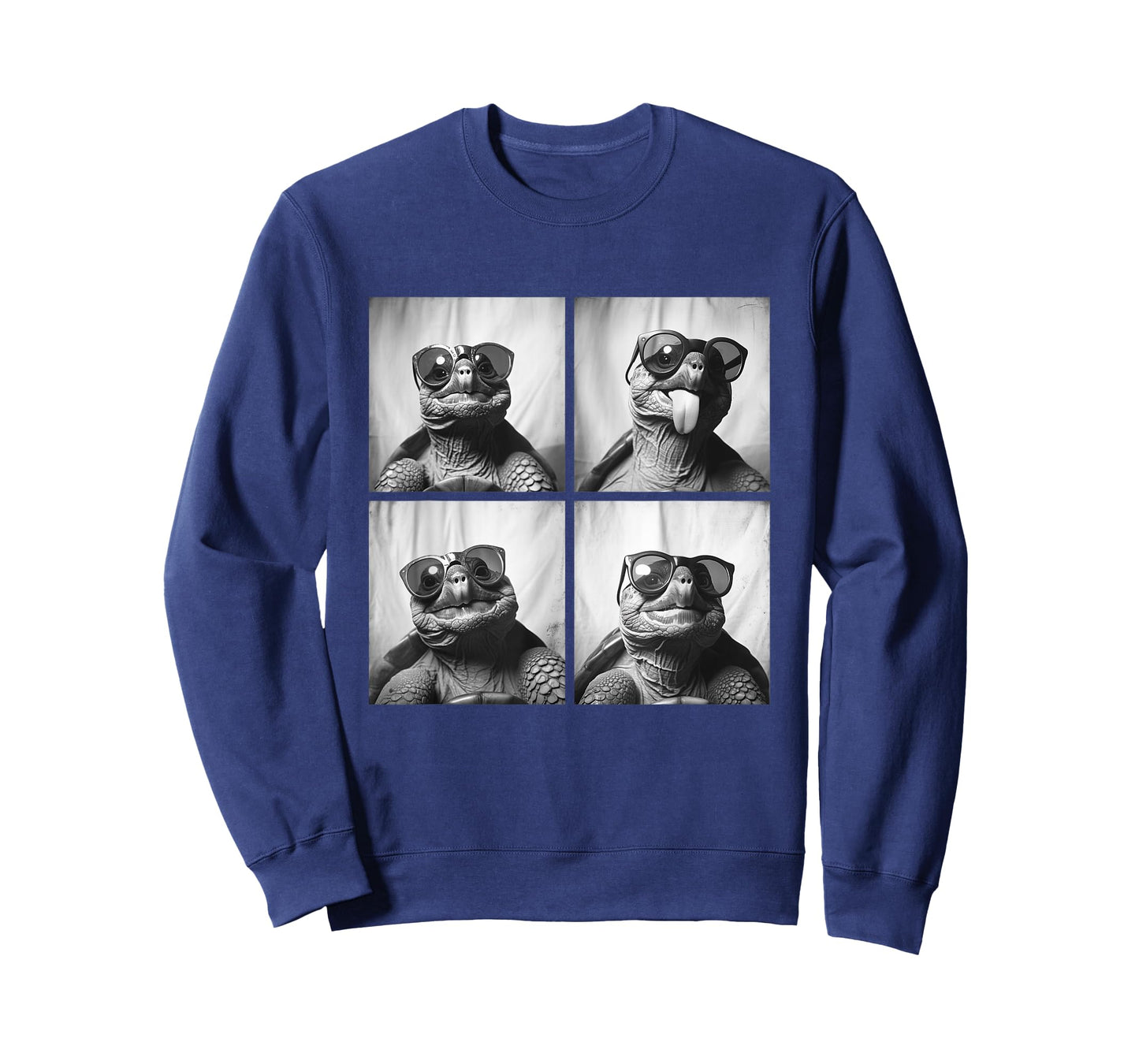 Funny Sea Turtles with Sunglasses Photo Booth Memes T-Shirt