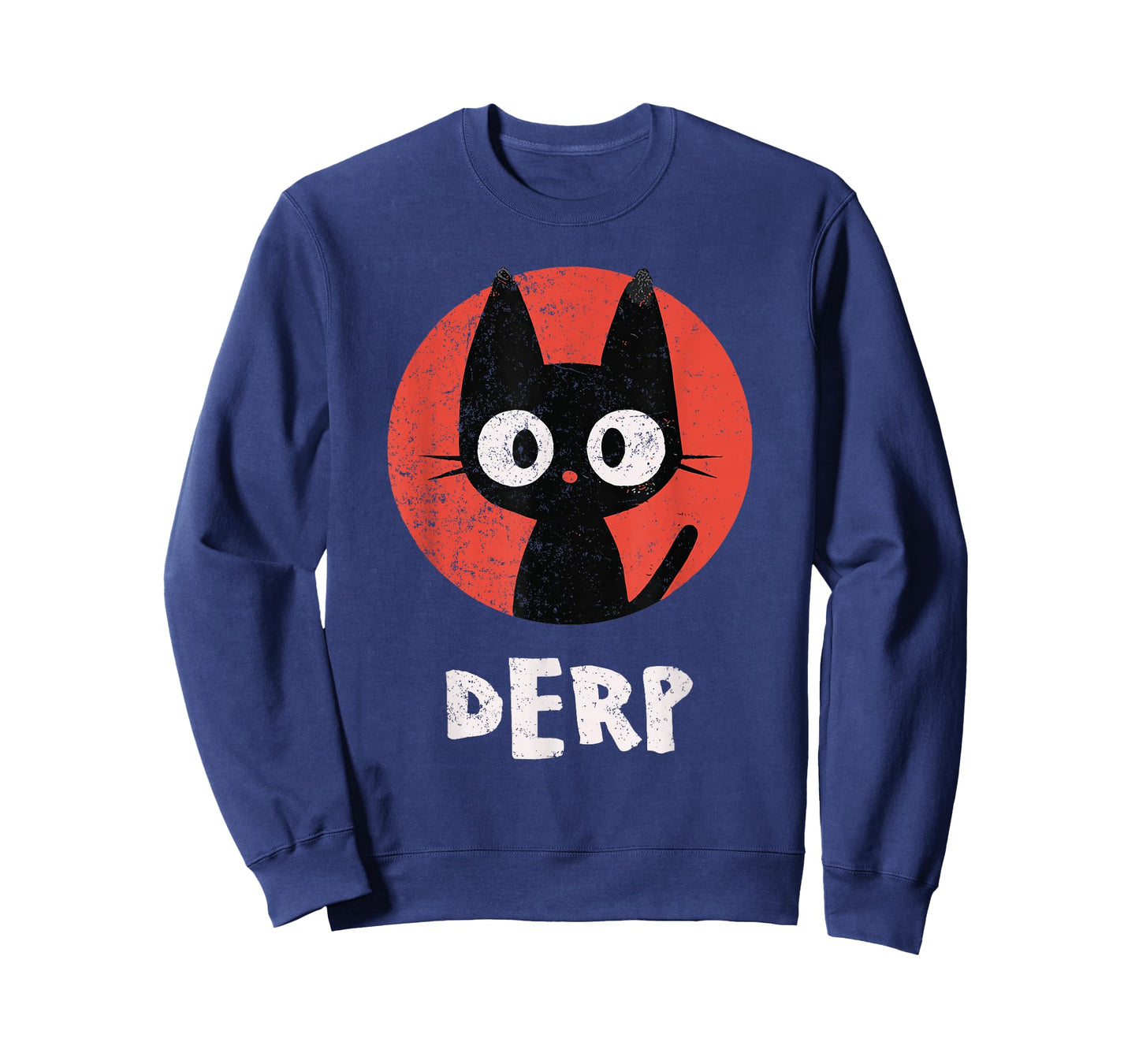 Funny Black Cat Derp T-Shirt