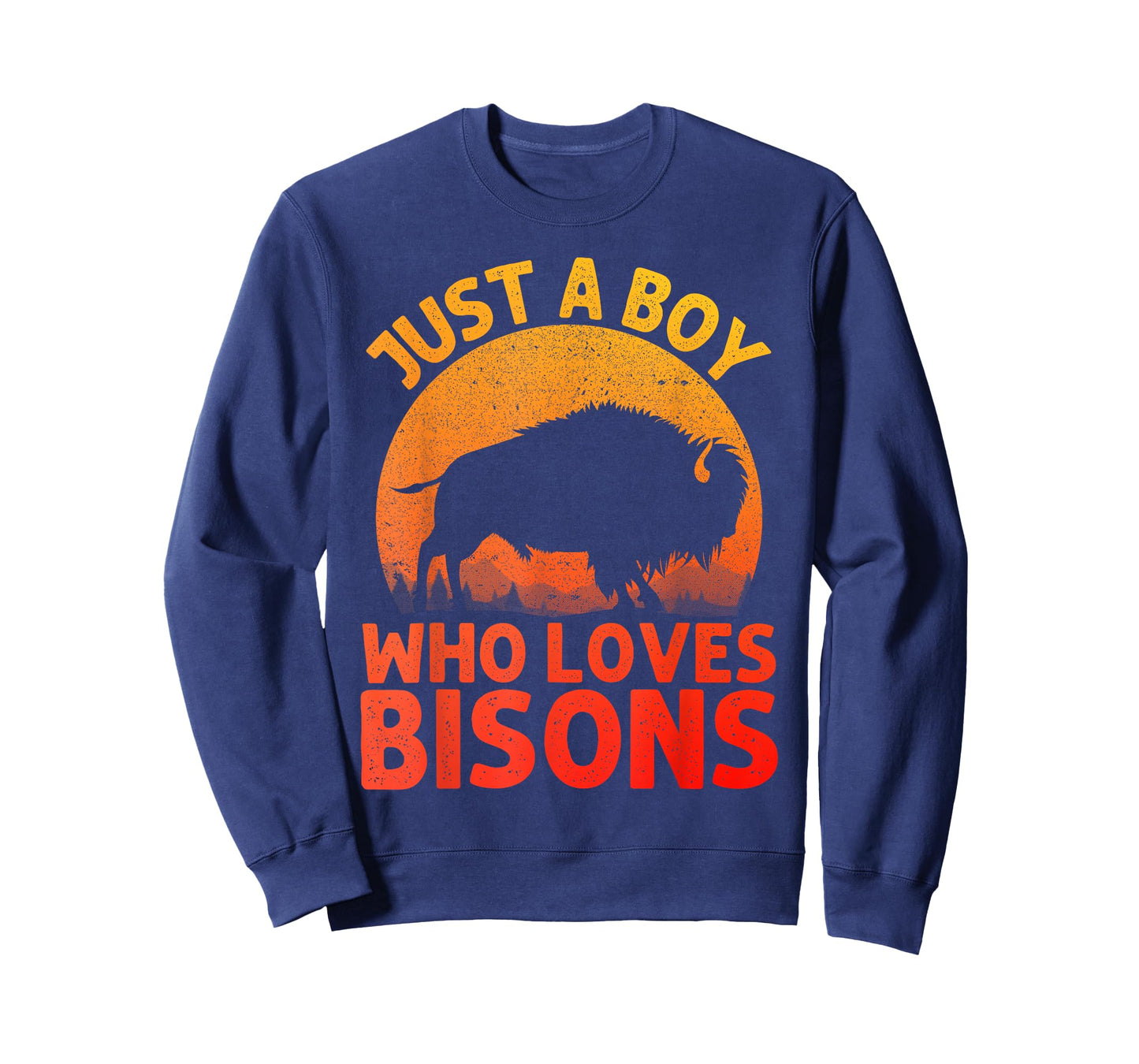 Cool Bison Design For Men Boys Wildlife Buffalo Lover Bison T-Shirt
