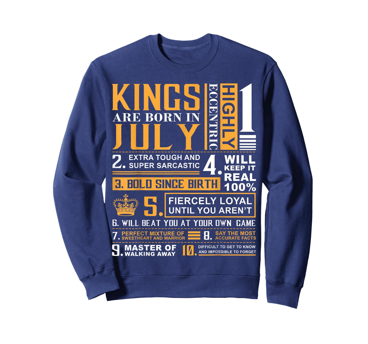 Birthday Gifts - Kings are Born In July T-Shirt T-Shirt