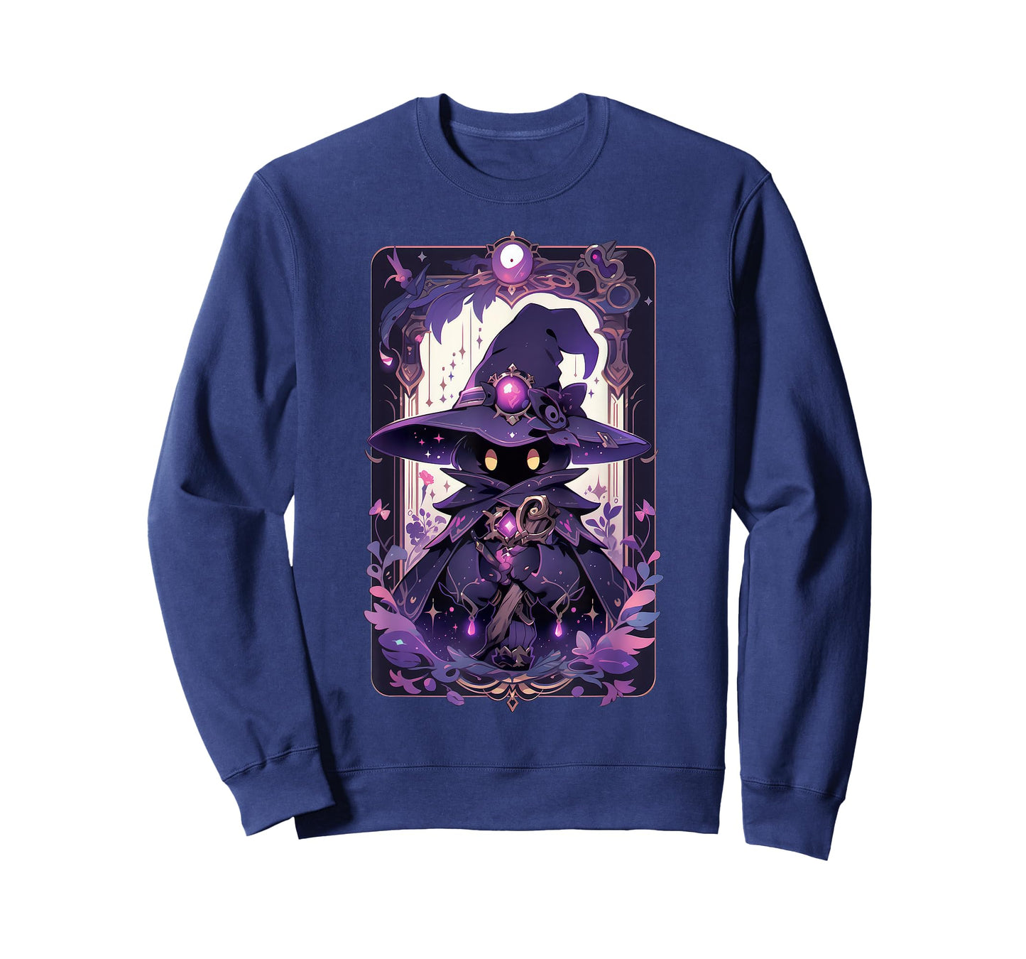 Cute Magician Anime Pastel Goth Tarot Card T-Shirt