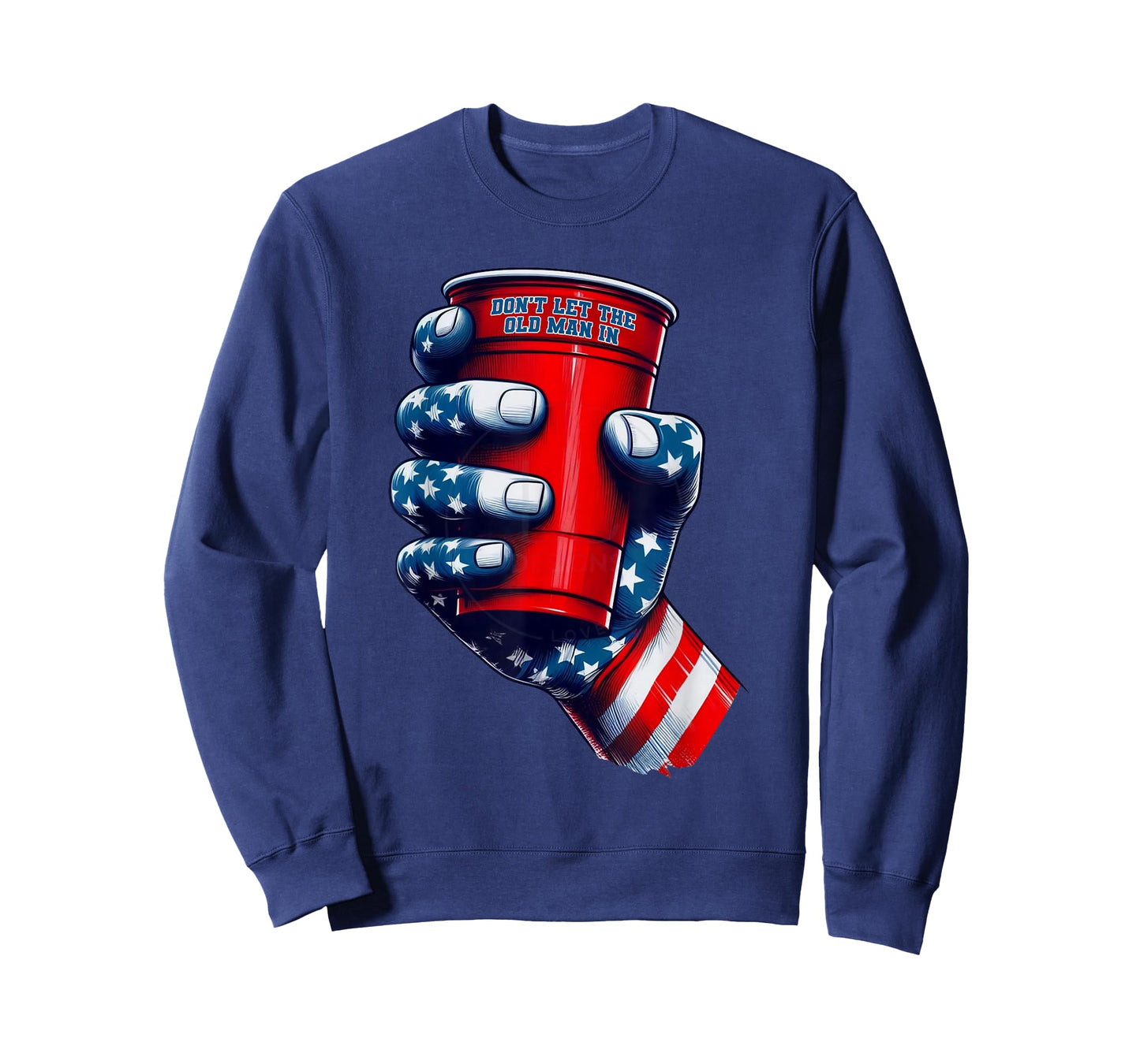 Retro Don't let The Old Man in American Flag T-Shirt