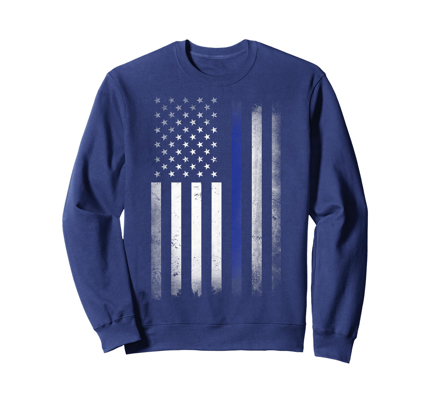 US Police USA American Flag Back the Blue Lives Matter T-Shirt