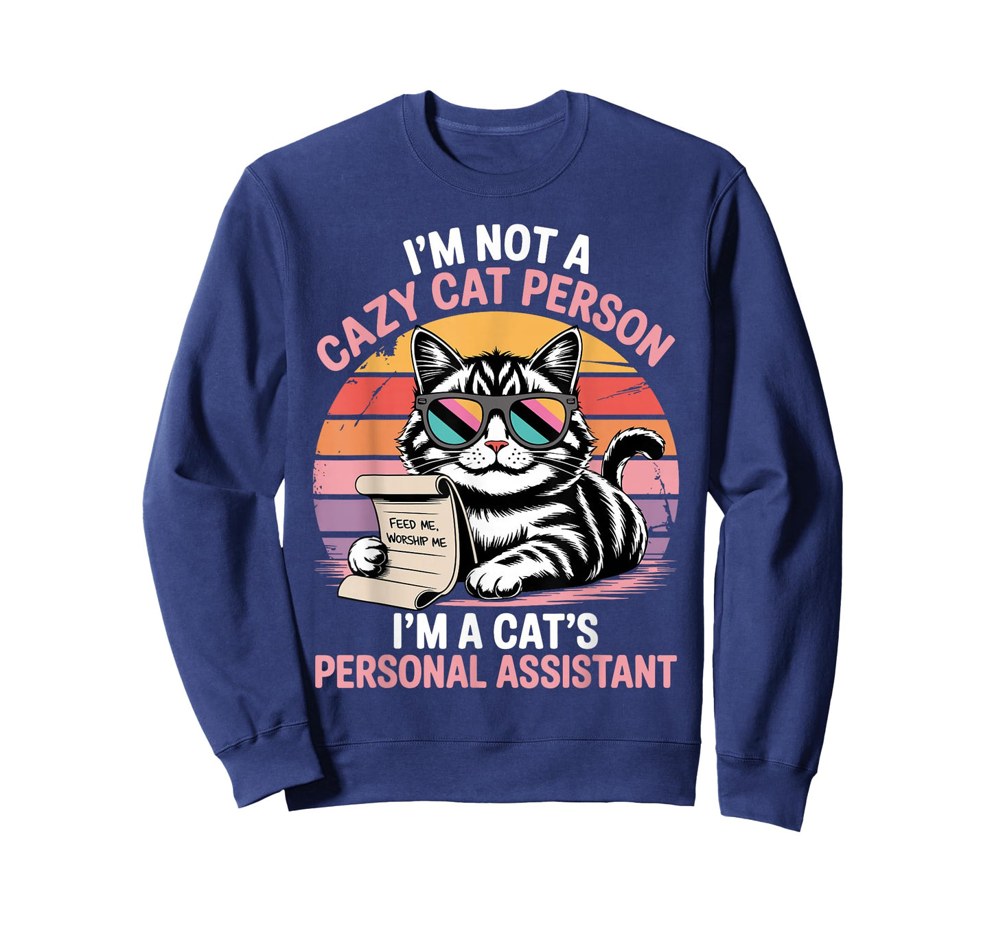 Vintage Cat Lover or Cat Person Funny Cat Lady T-Shirt
