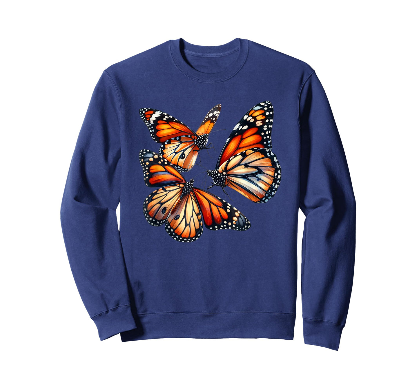 Monarch Butterflies Butterfly Lover Watercolor Lepidopterist T-Shirt