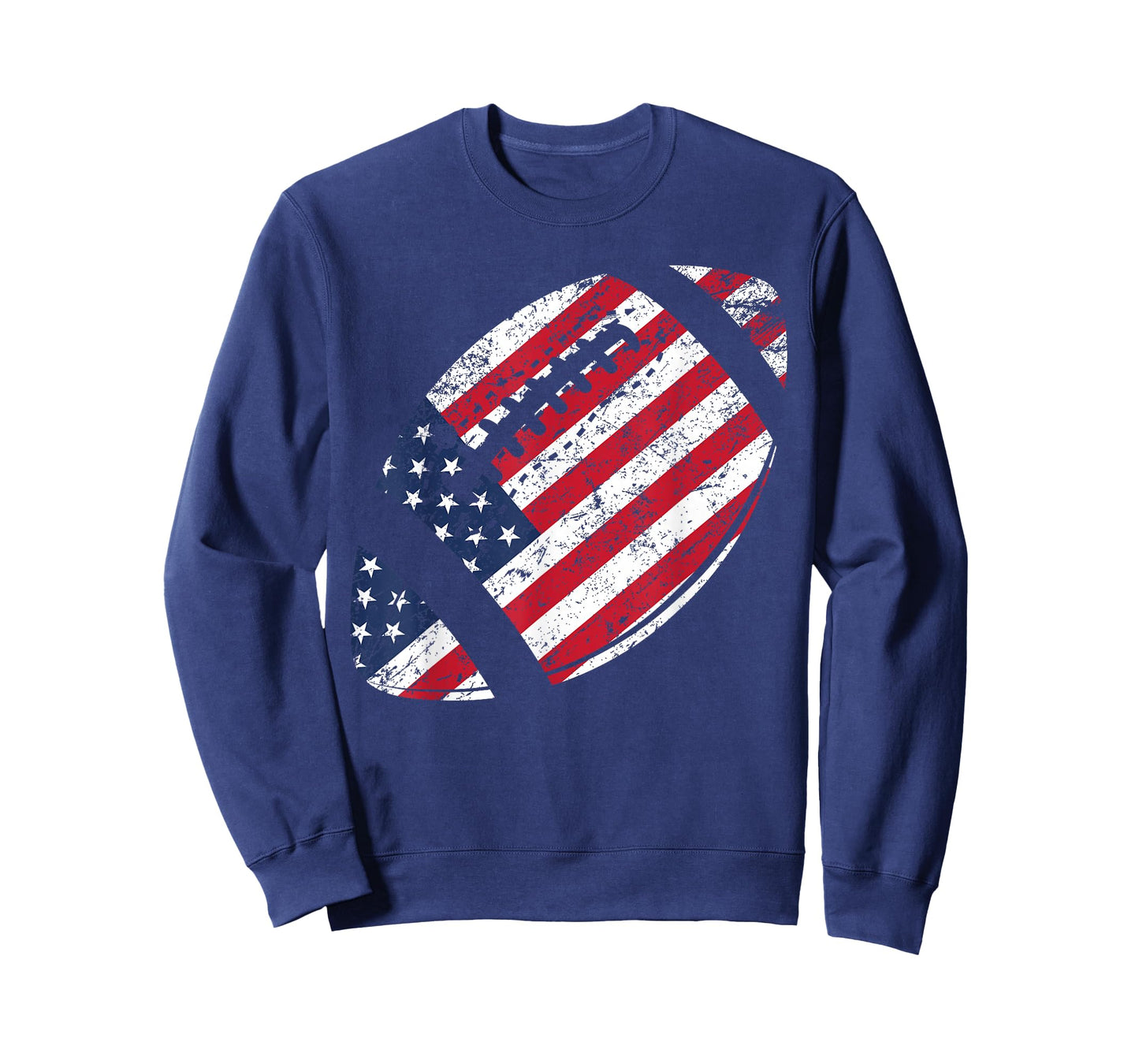 American Football 4th July American Flag T-Shirt