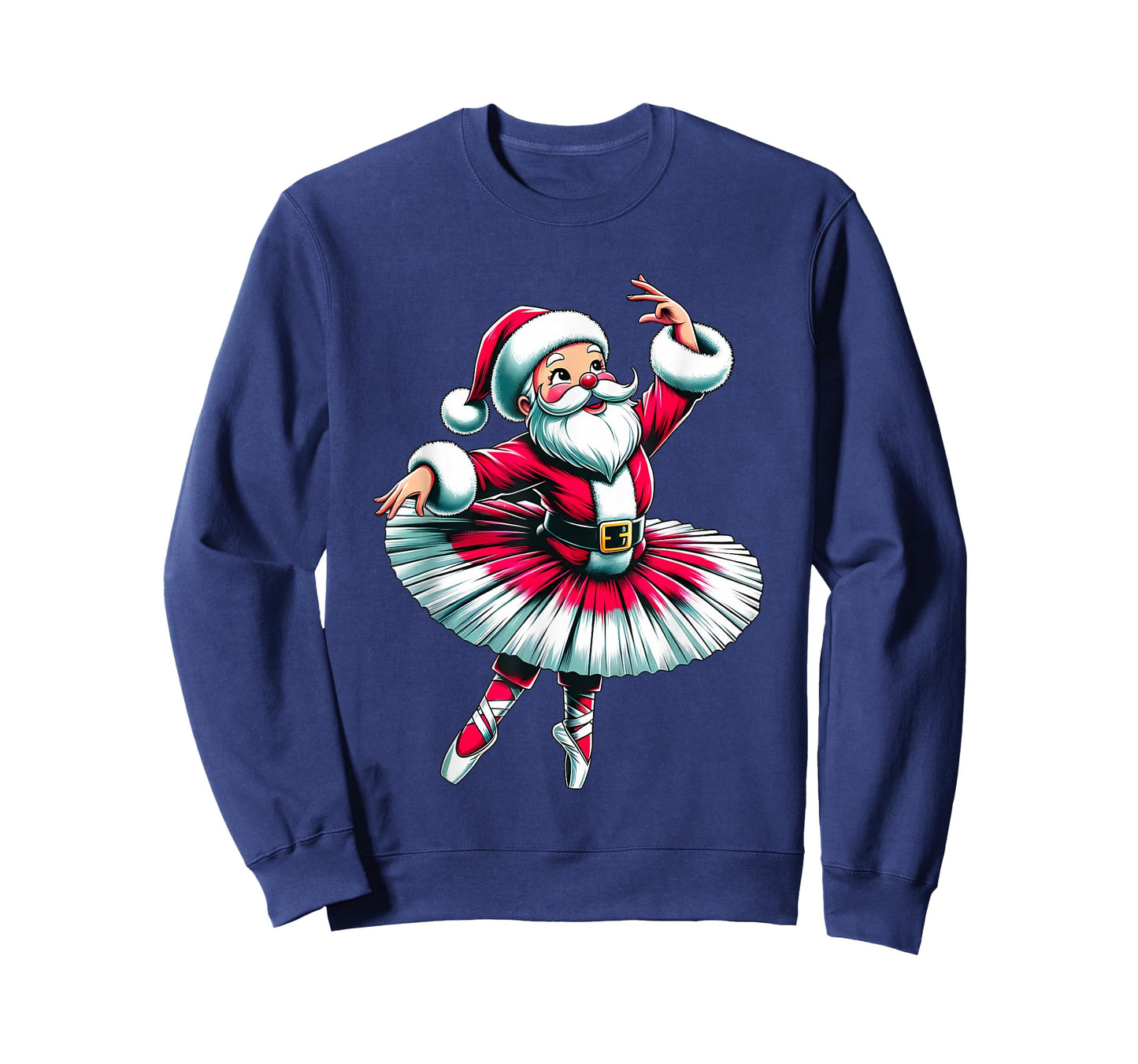 Ballerina Santa Claus Dancing T-Shirt