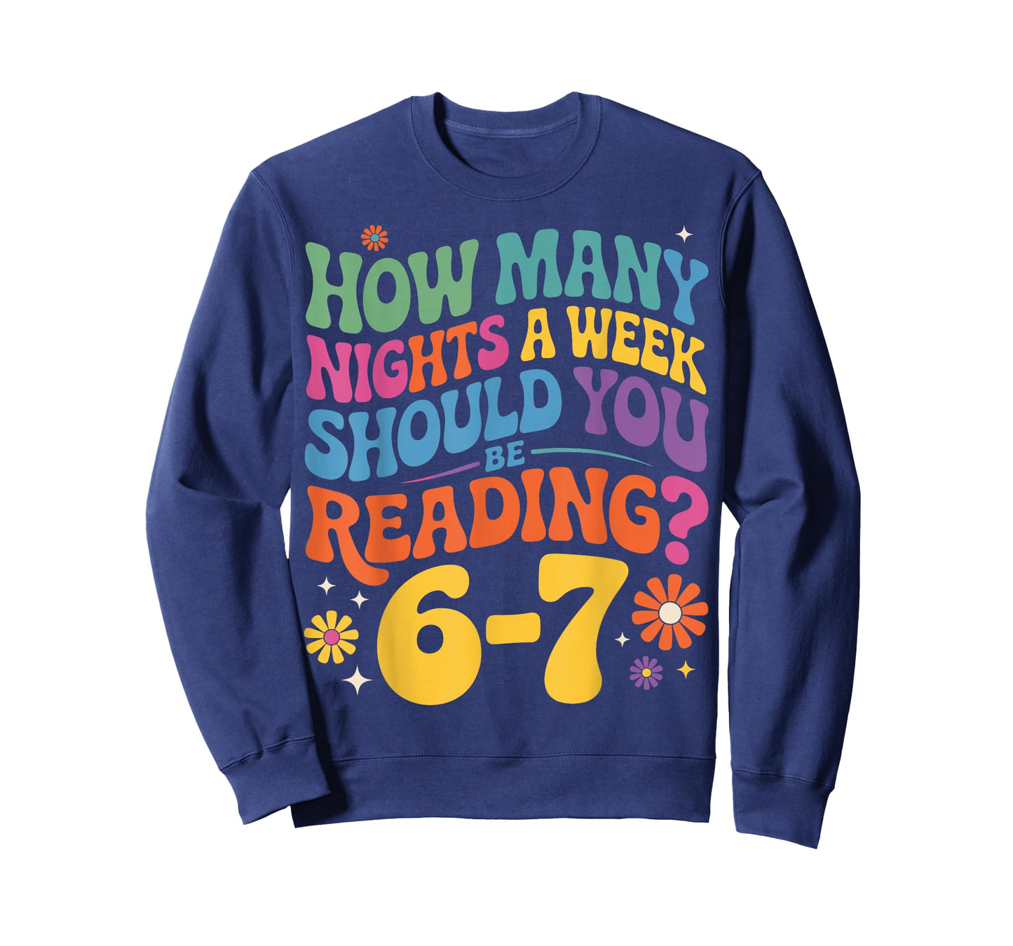 Funny Reading 6 7 Six Seven Meme English Teacher Book Lover T-Shirt