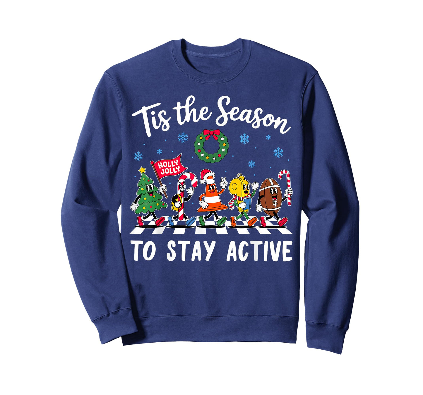 Tis The Season to Stay Active PE Teacher Christmas Coach T-Shirt
