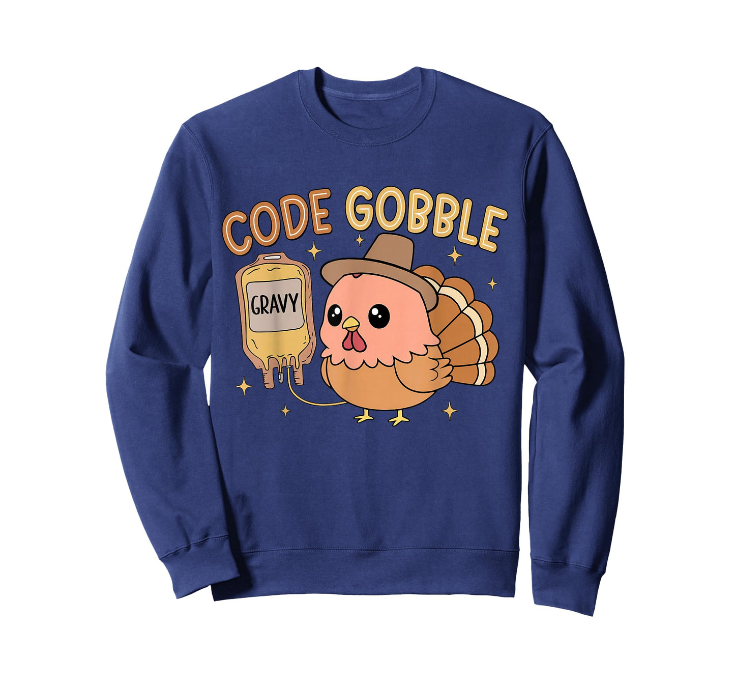 Code Gobble Turkey Cute RN CNA ER ED Nurse Thanksgiving T-Shirt