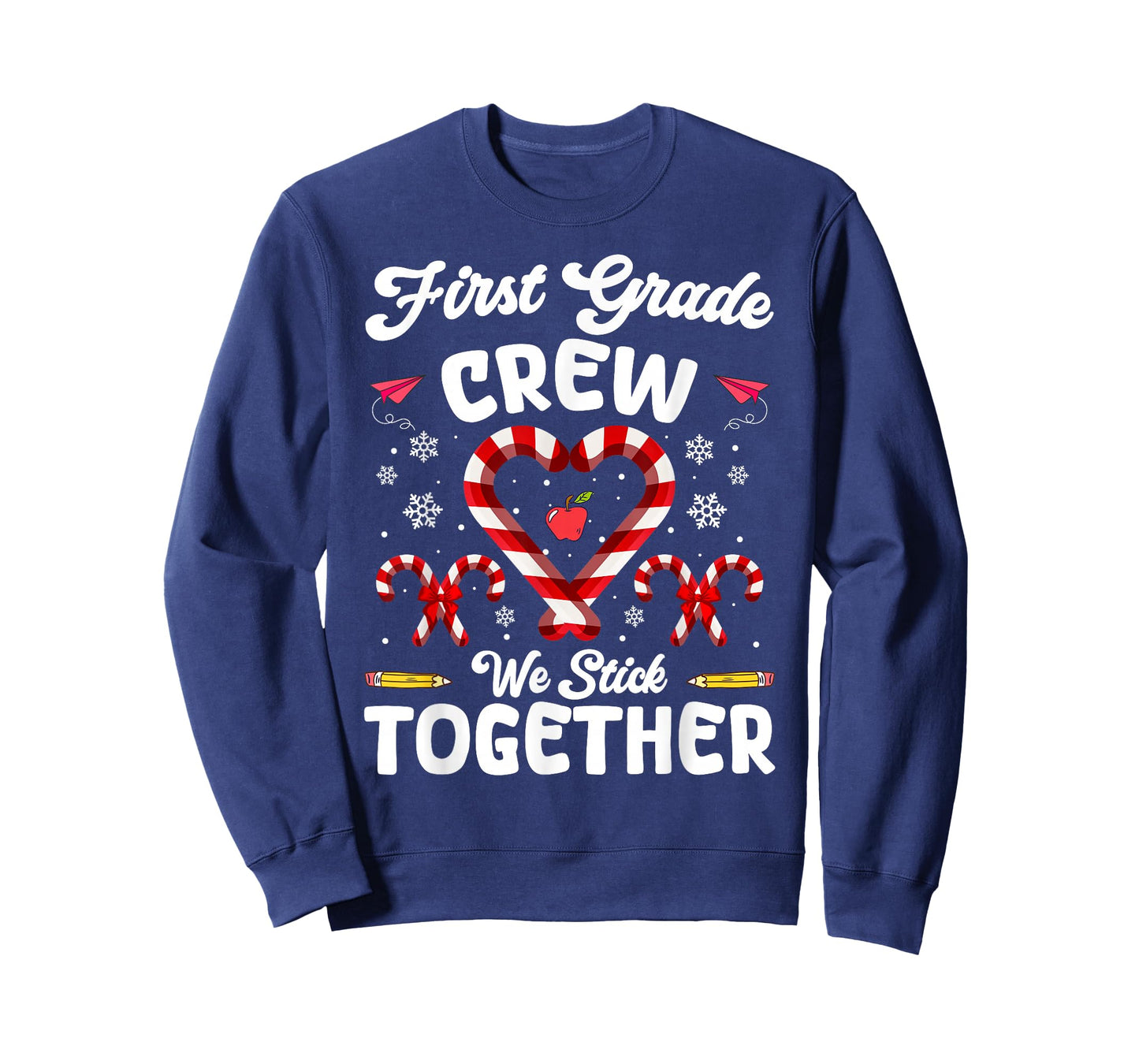Christmas First Grade Teacher Holiday Family Matching Xmas T-Shirt